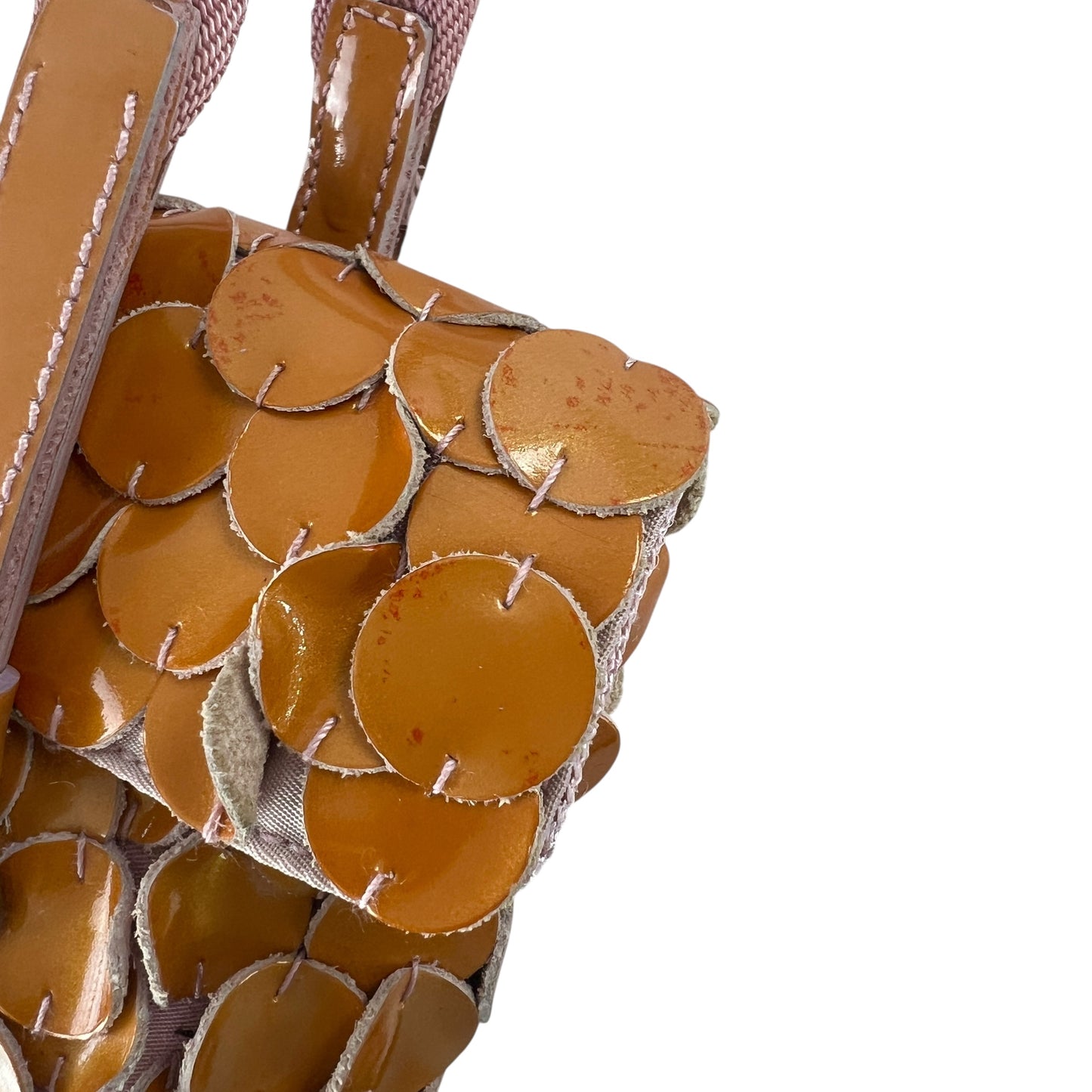 Prada Patent Leather Coins Shoulder Bag