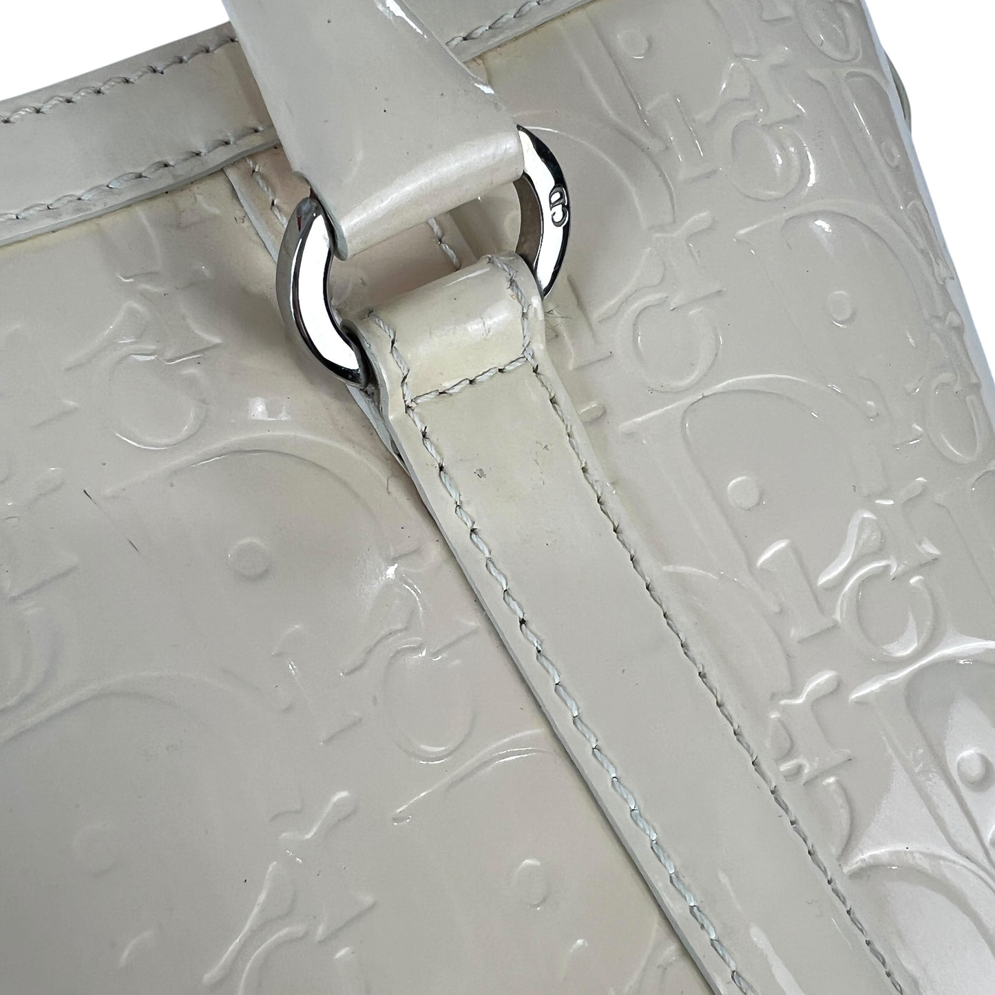 Dior Trotter Patent Leather Tote Bag