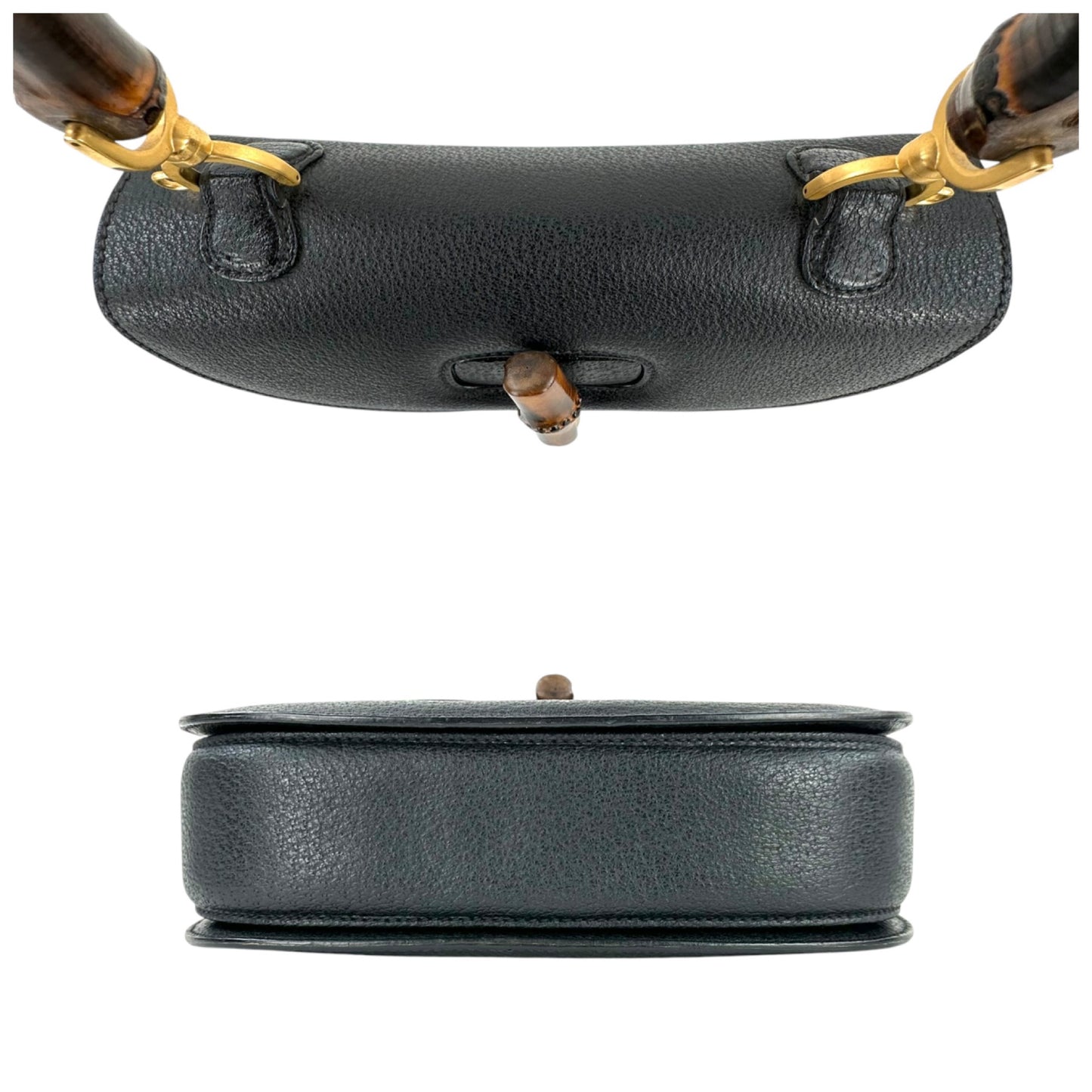Gucci Vintage Bamboo Turnlock Handbag
