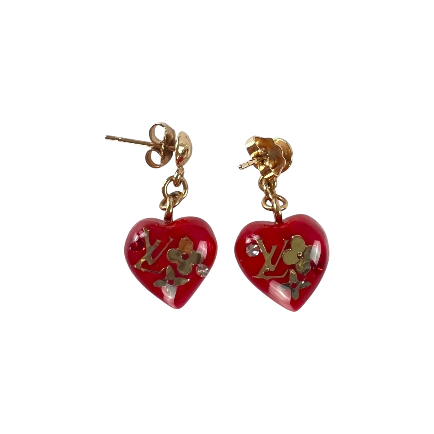 Louis Vuitton Heart Earrings