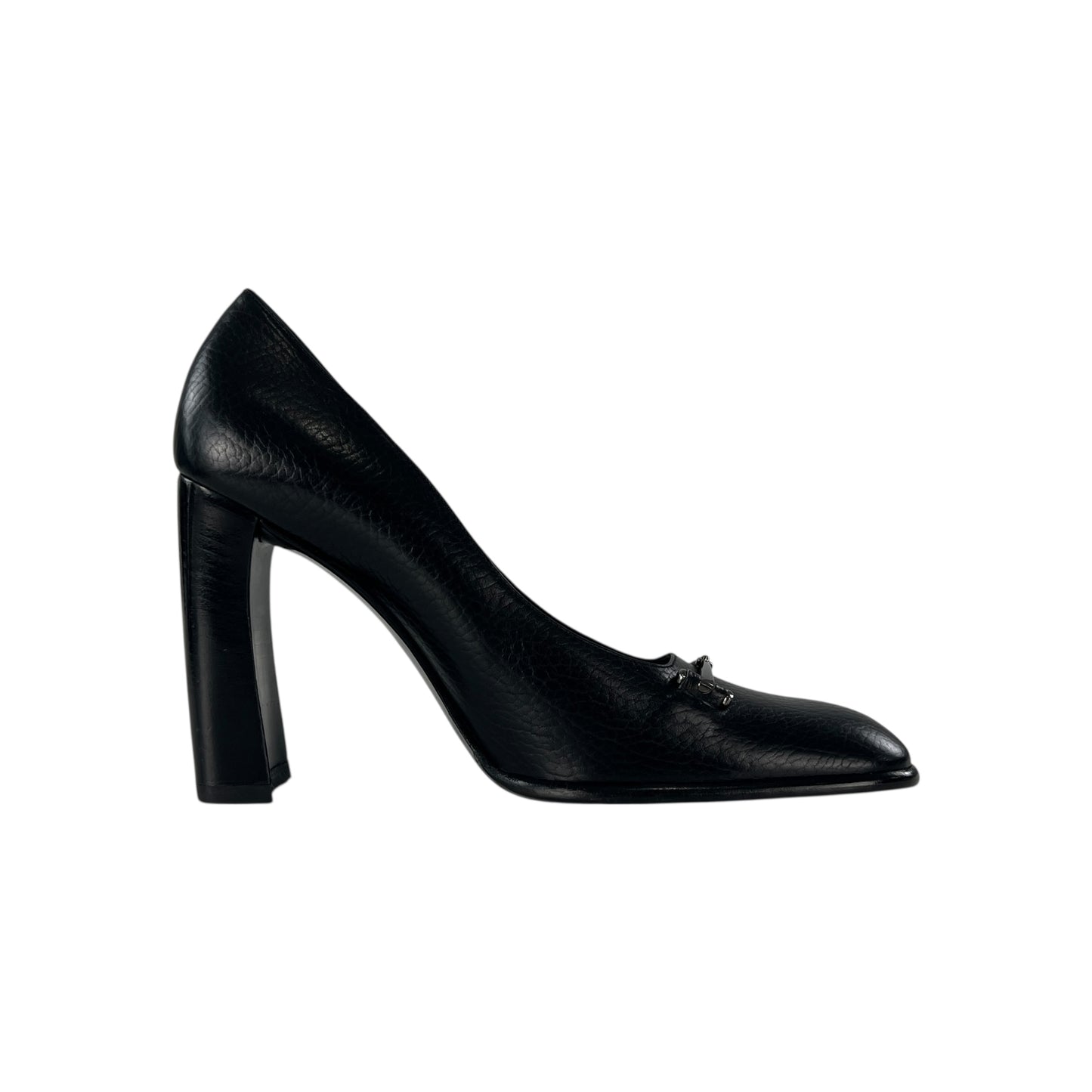 Gucci Leather Horsebit Pumps