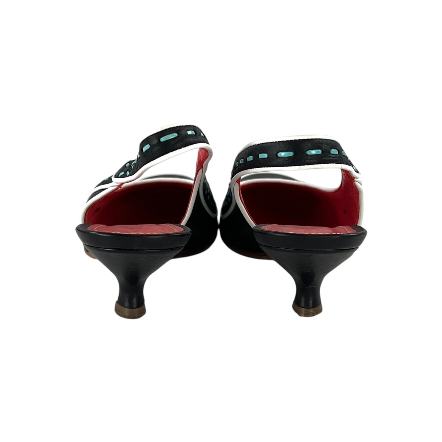 Bottega Veneta Tricolor Kitten Heel