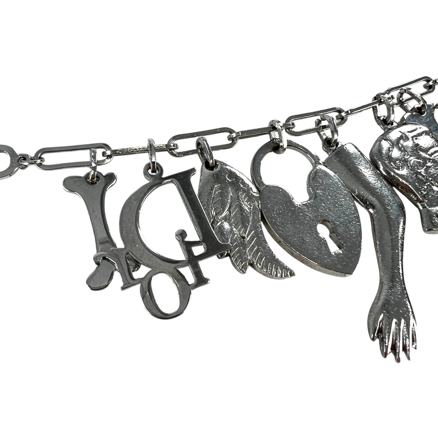 Dior Vintage Galliano Charm Bracelet