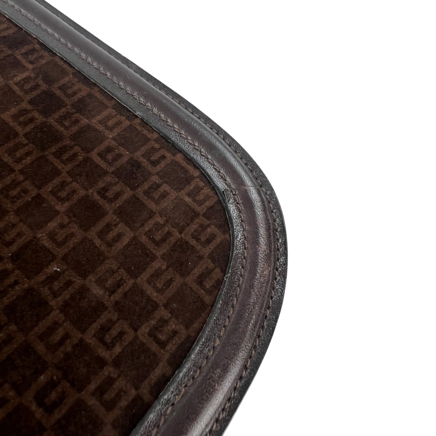 Gucci Vintage Suede Shoulder Bag