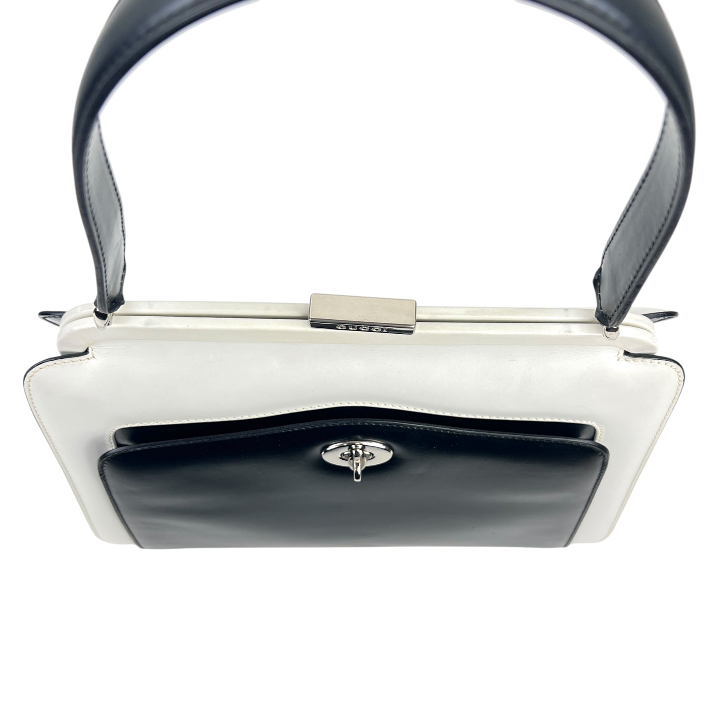 Gucci Vintage Two-Toned Leather Handbag