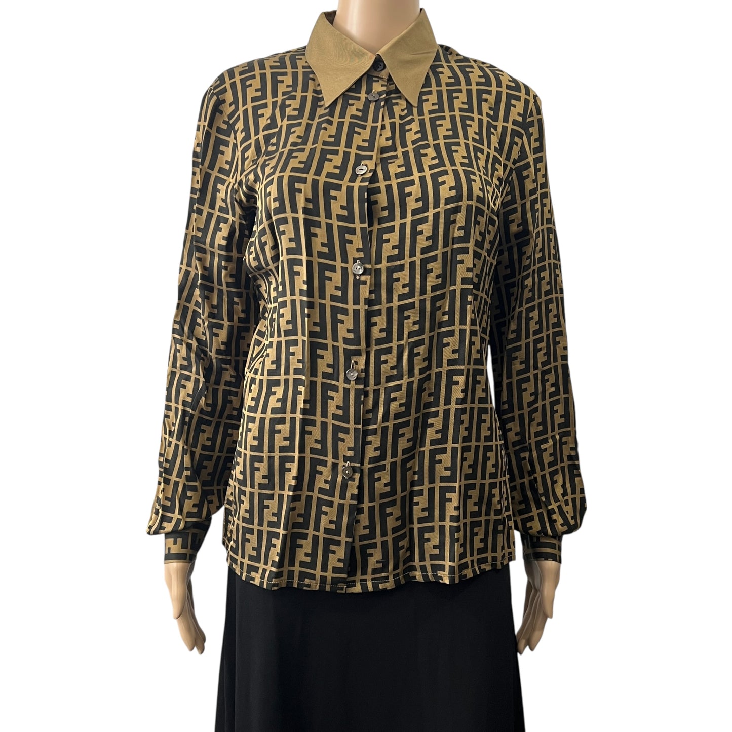 Fendi Vintage Zucca Blouse