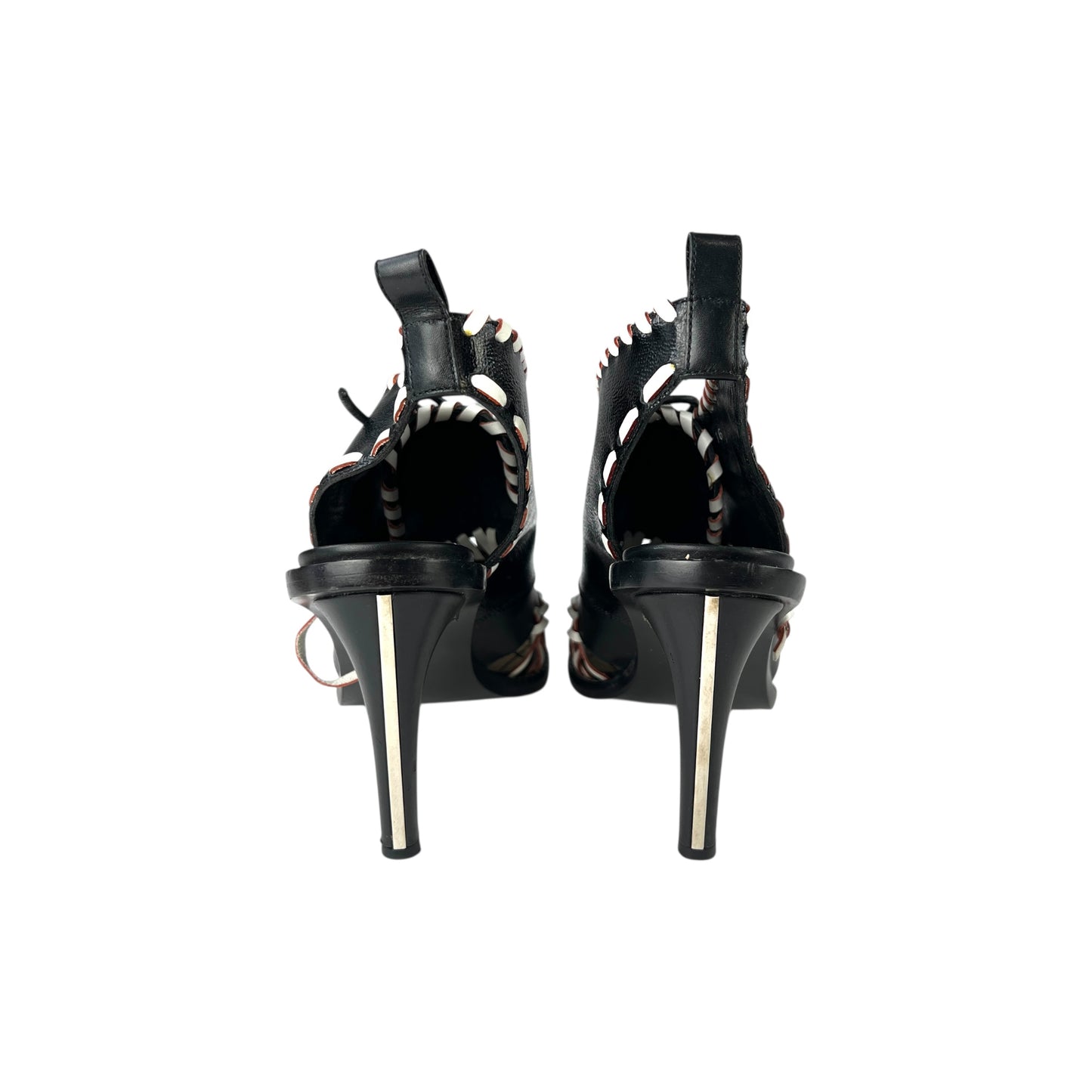 Louis Vuitton Leather Lace-Up Heels