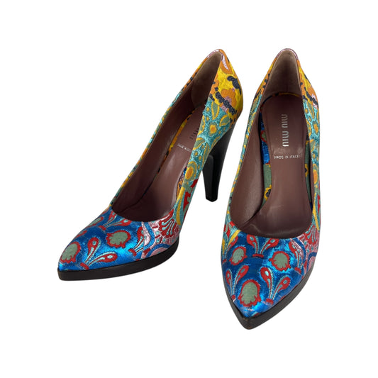 Miu Miu Brocade Heels
