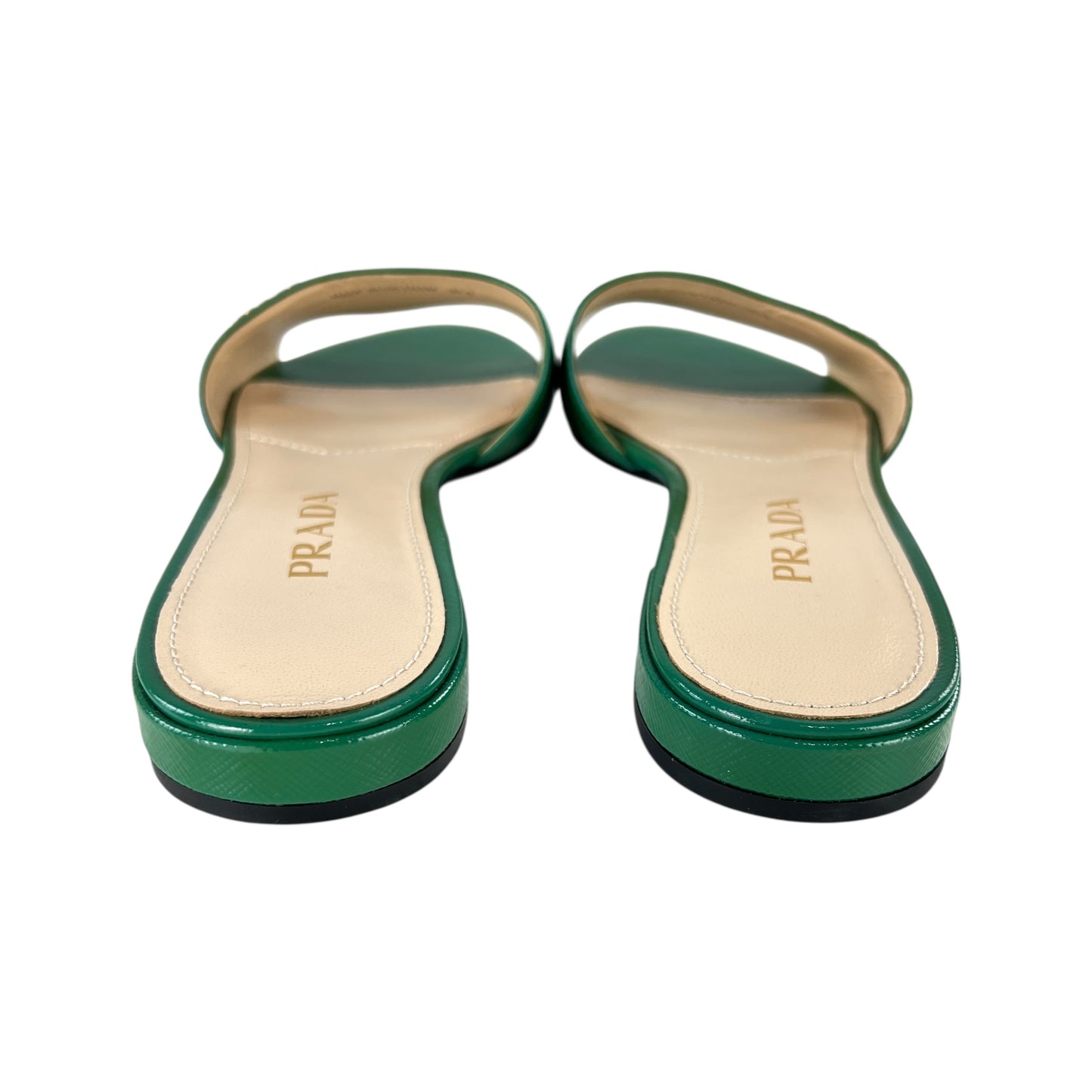 Prada Saffiano Leather Sandals