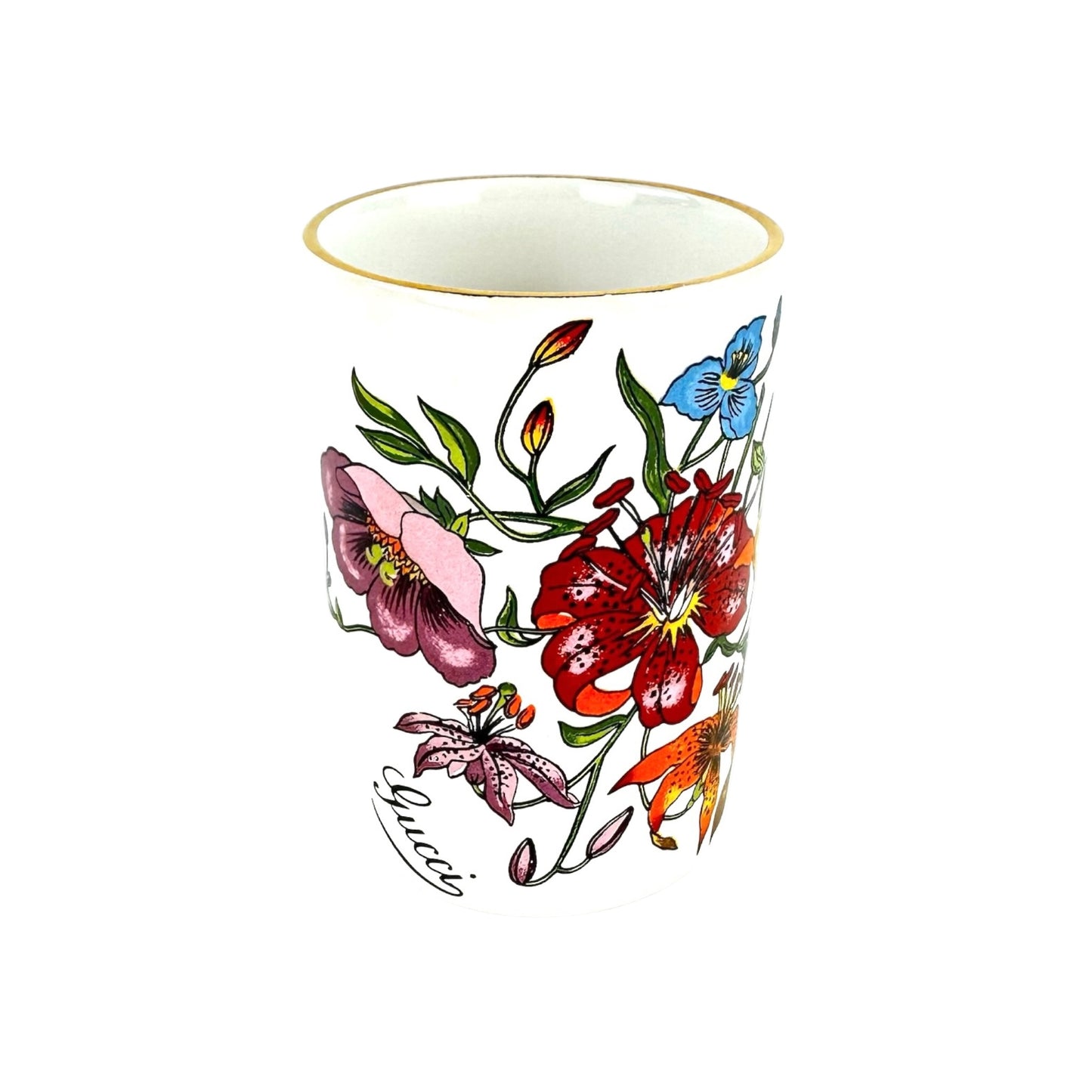 Gucci Vintage Flora Cup and Saucer Set