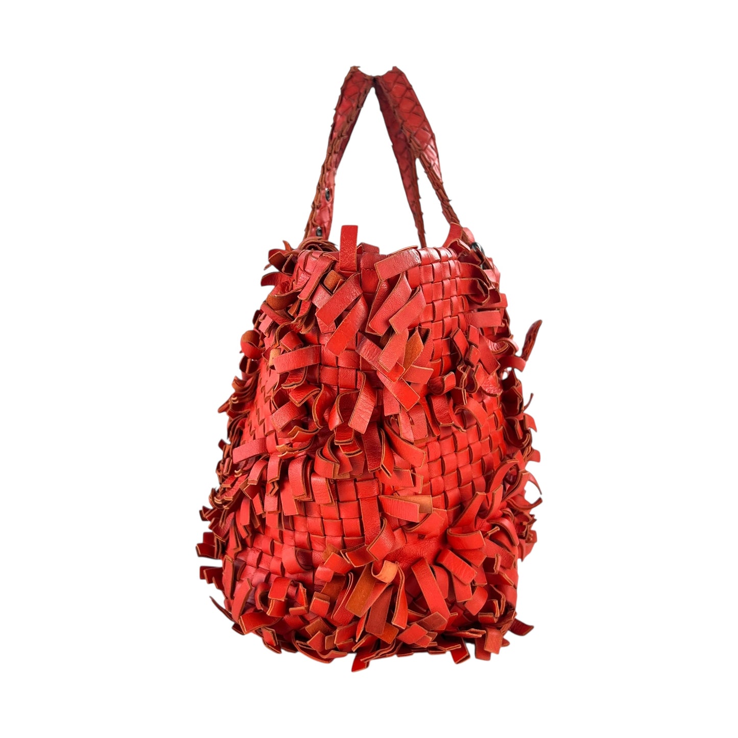 Bottega Veneta Lido Fringe Tote Bag