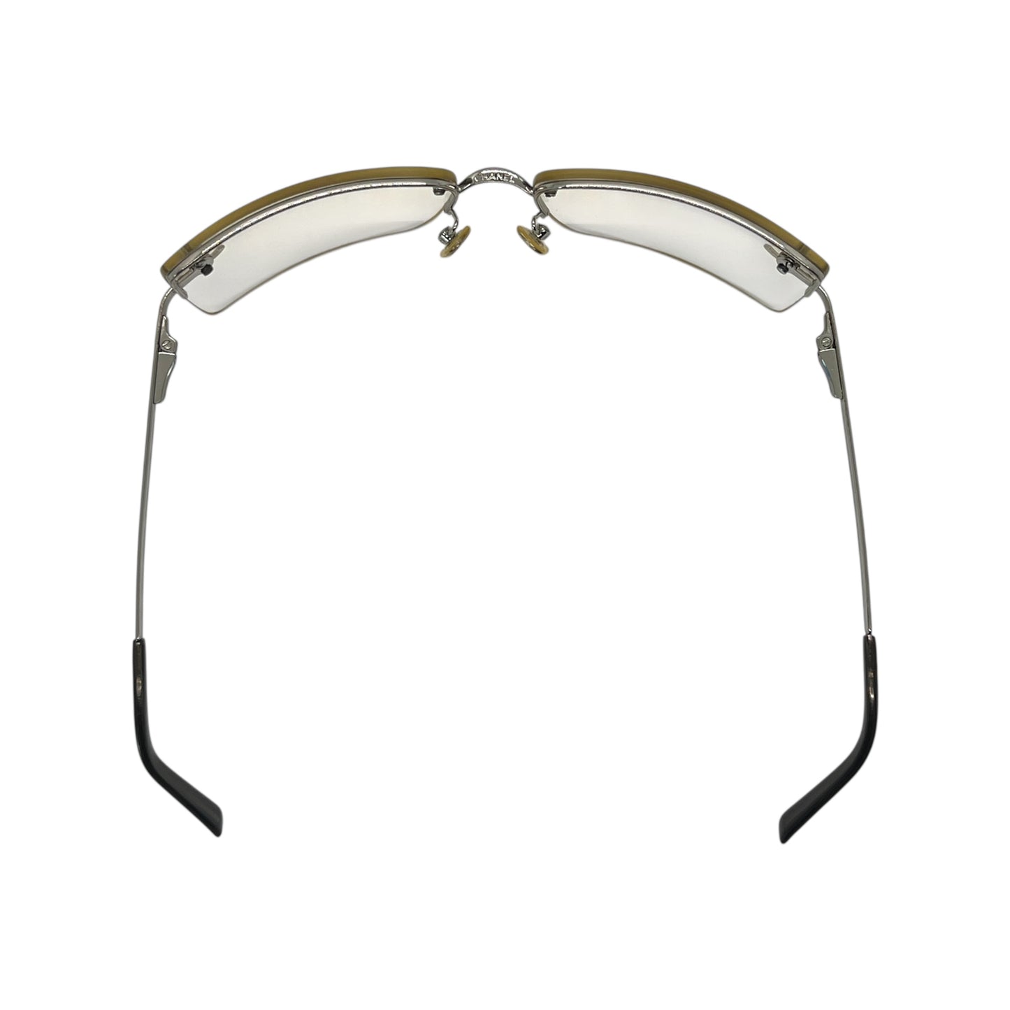 Chanel Vintage CC Rhinestone Logo Sunglasses