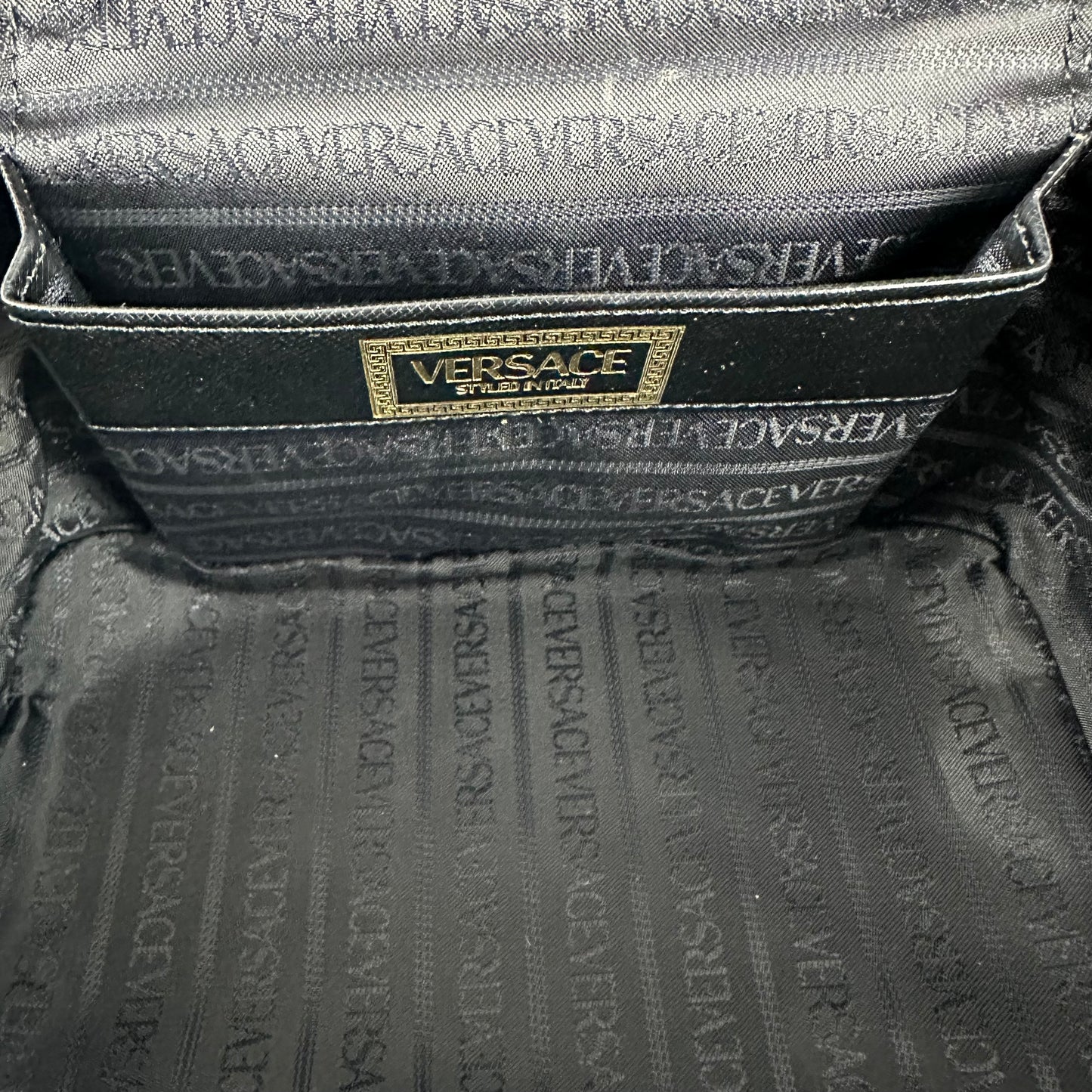 Versace Vintage Sunburst Vanity Bag