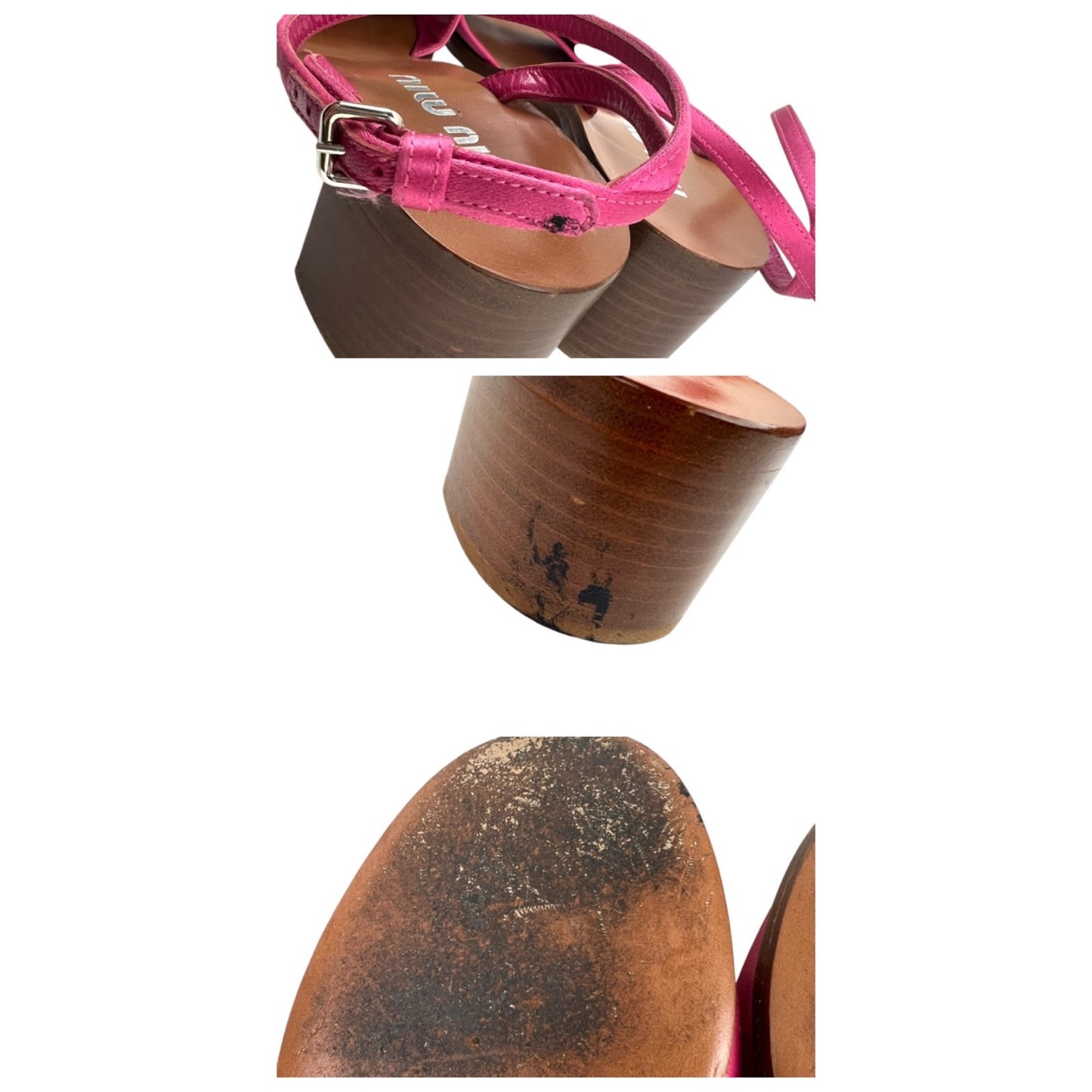 Miu Miu Satin Ribbon Sandals