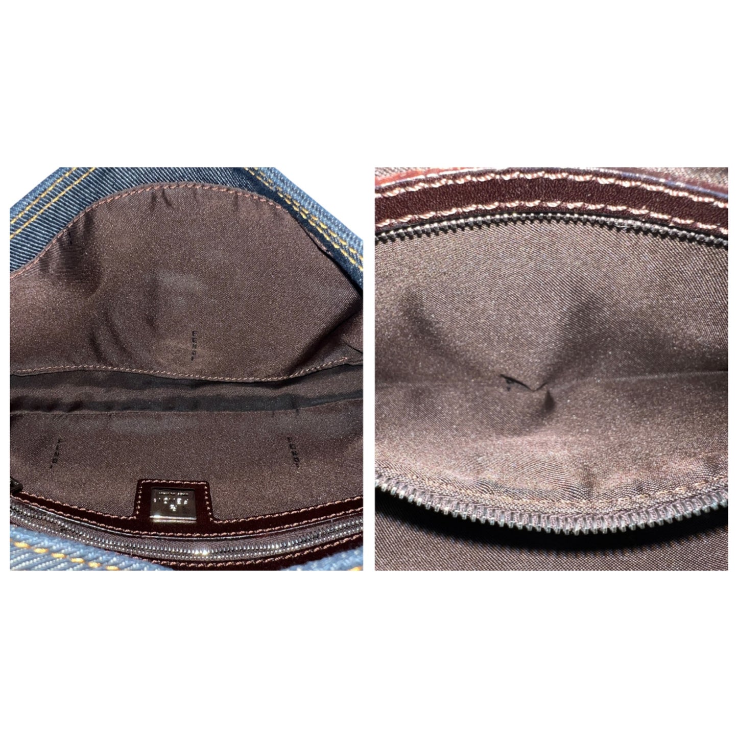 Fendi Denim Baguette Bag