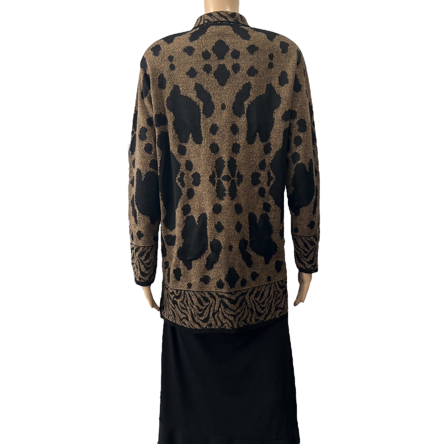 Fendi Vintage Animal Print Cardigan