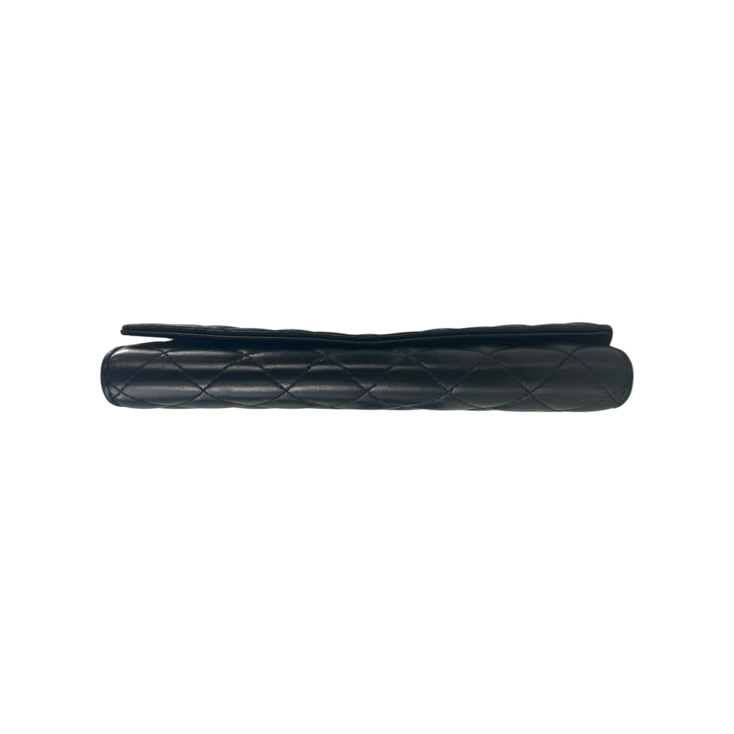 Chanel CC Matelassé Leather Long Wallet
