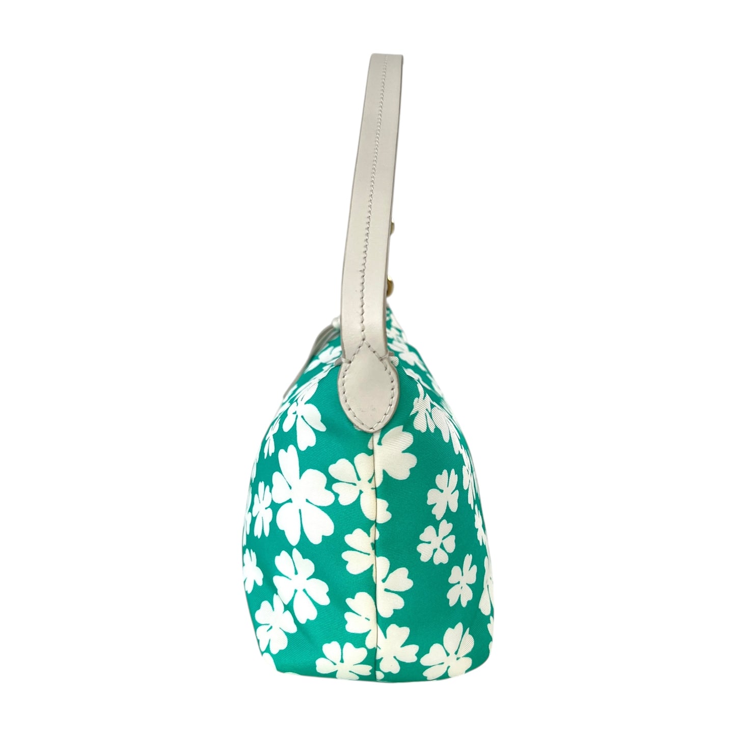 Miu Miu Spirit Flower Nylon Pochette Bag