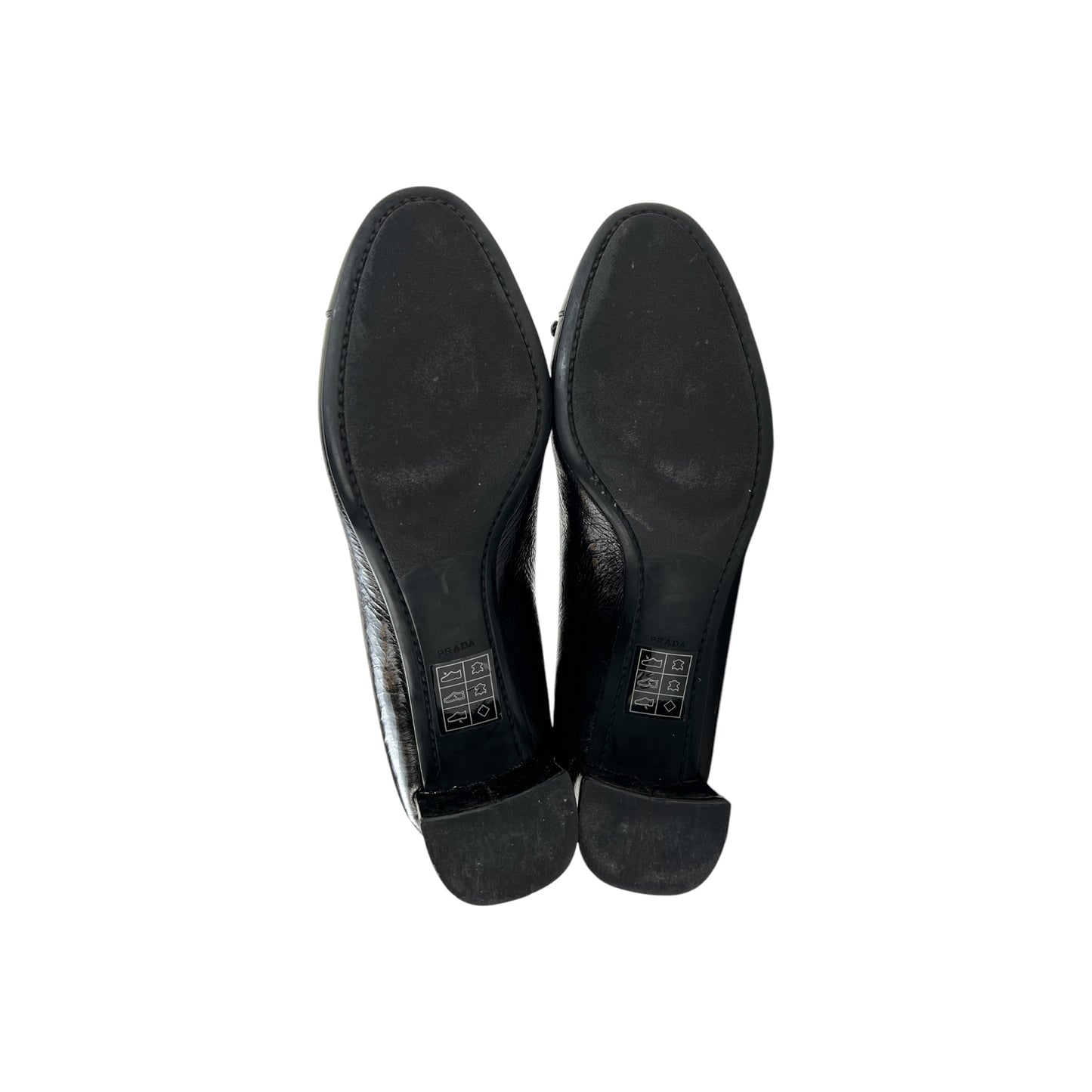 Prada Leather Bow Pumps