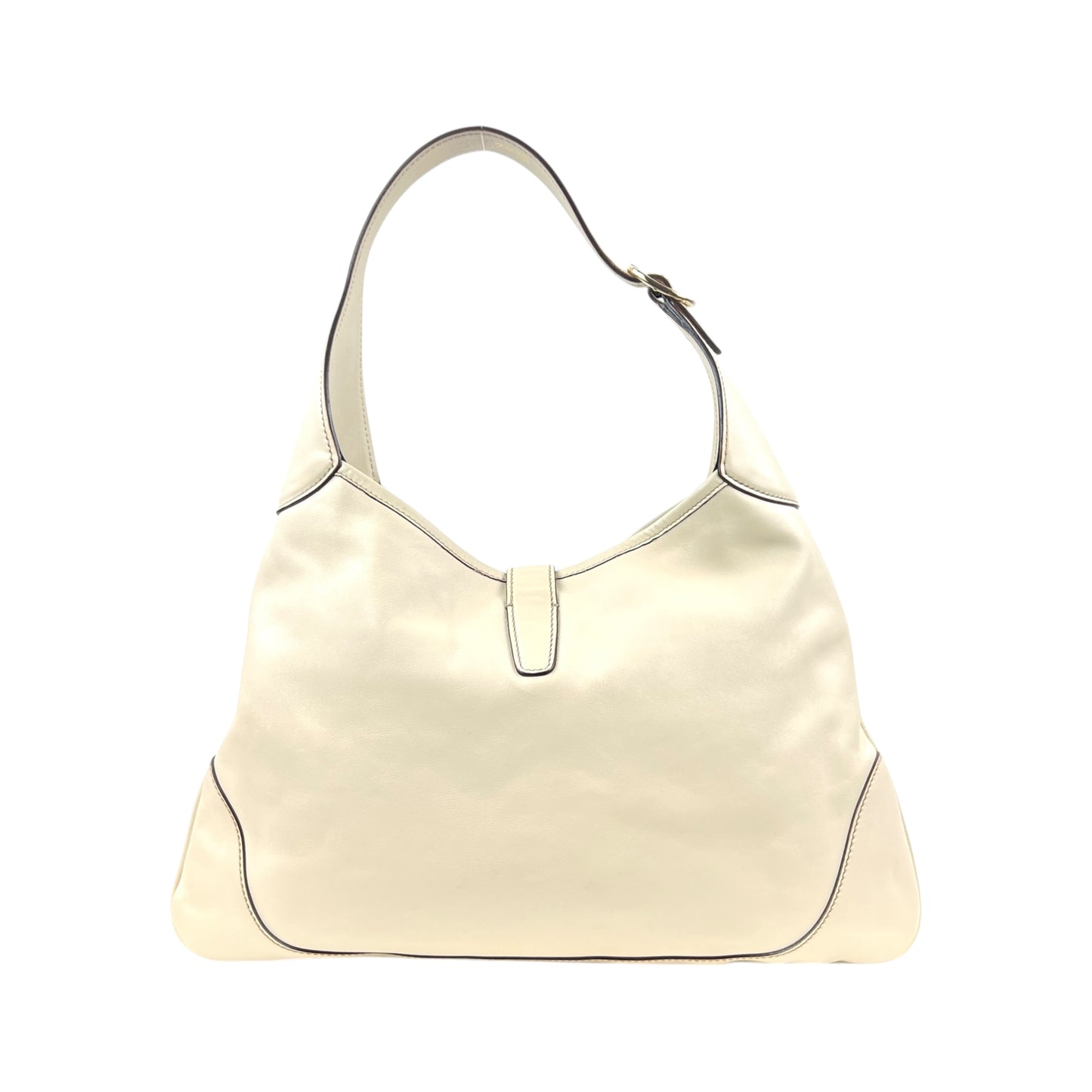 Gucci Web Jackie Leather Shoulder Bag