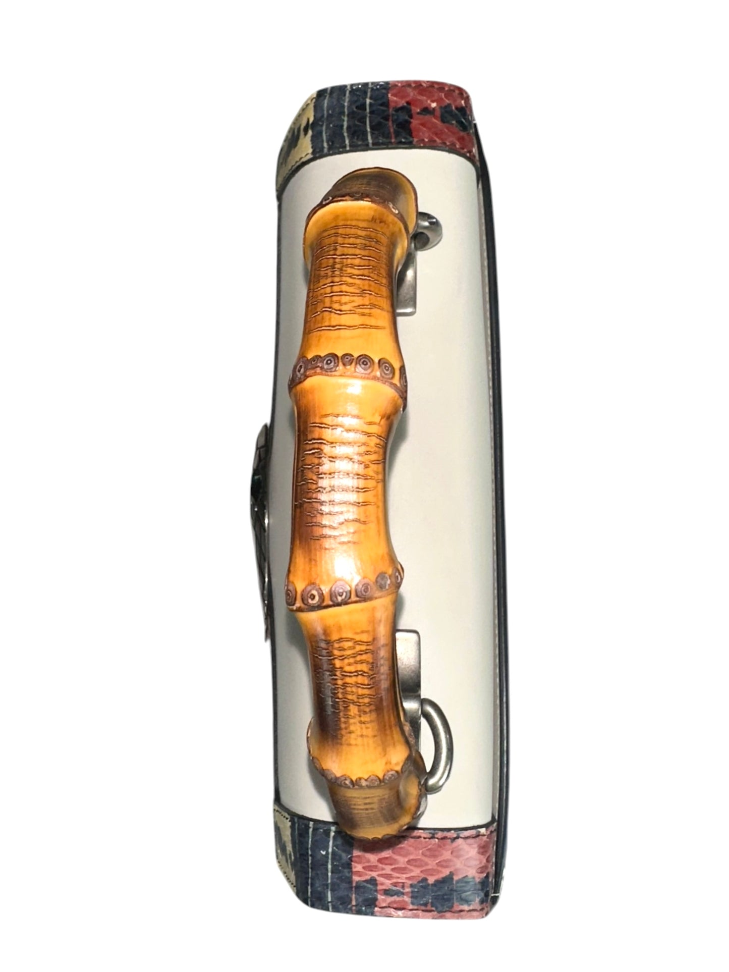 Gucci Snake Bamboo Top Handle Bag