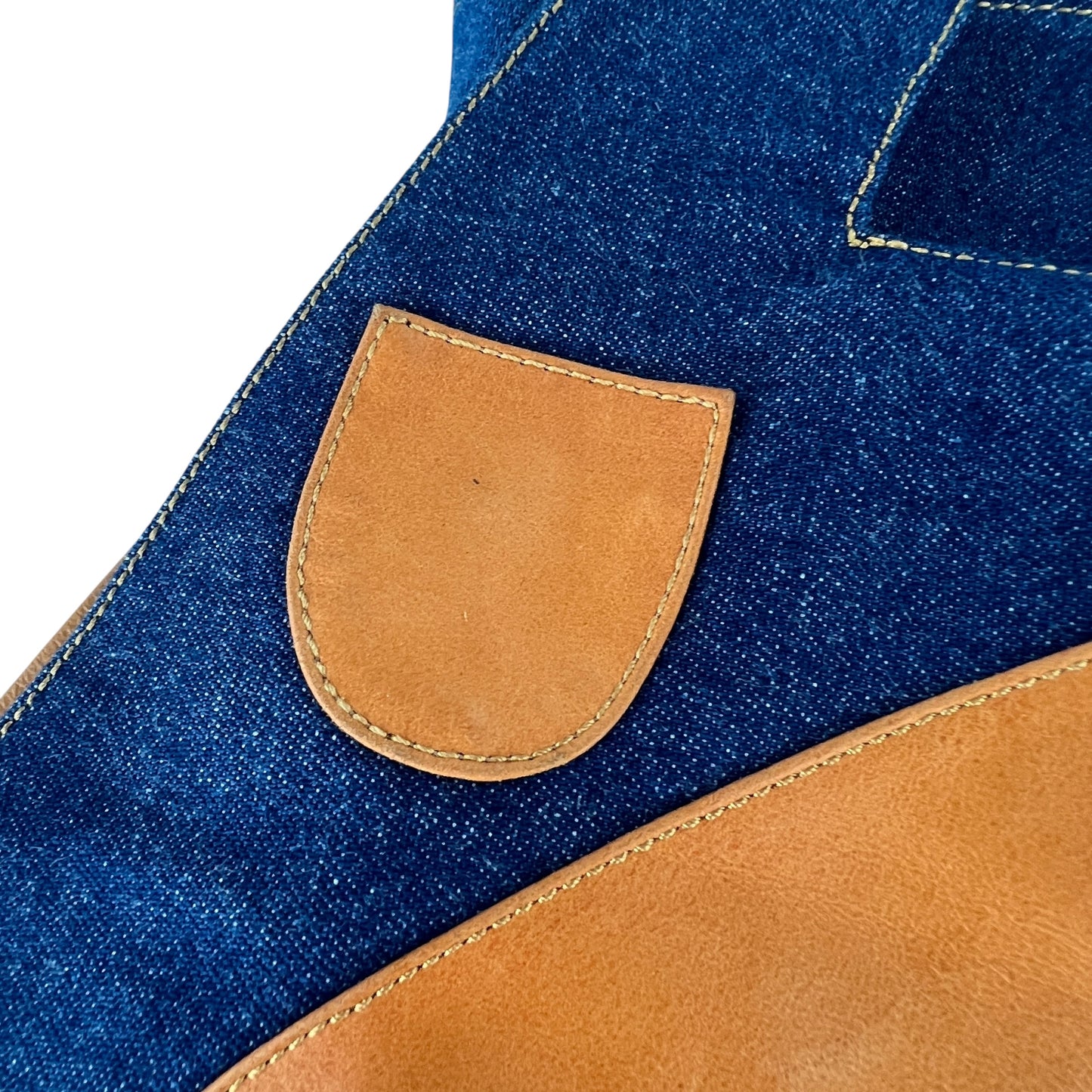 Dior John Galliano Saddle Denim Skirt