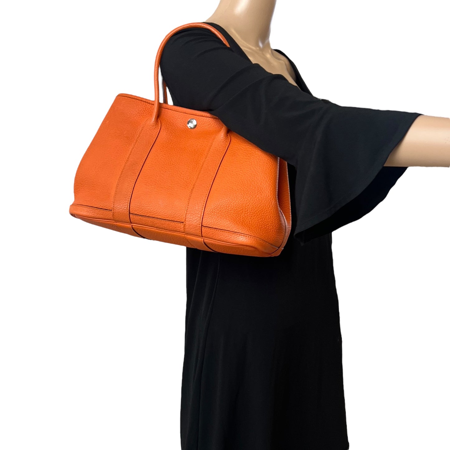 Hermès Garden Party 30 Leather Handbag