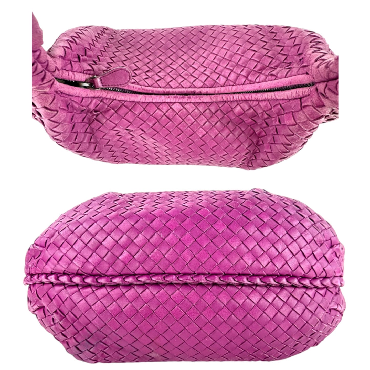 Bottega Veneta Intrecciato Leather Hobo Shoulder Bag