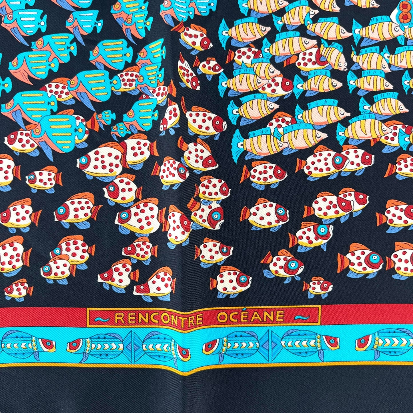 Hermès Gold Atlantic Encounter Scarf