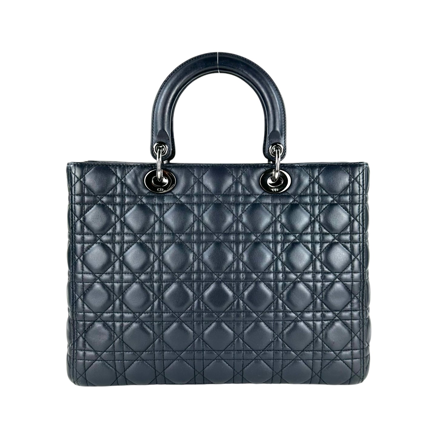 Dior Lady Dior Cannage Leather Two-Way Bag