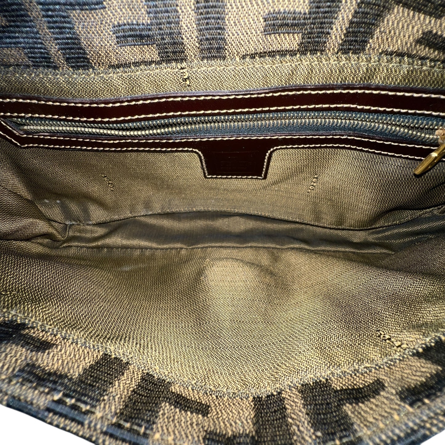 Fendi Vintage Zucca Baguette Shoulder Bag