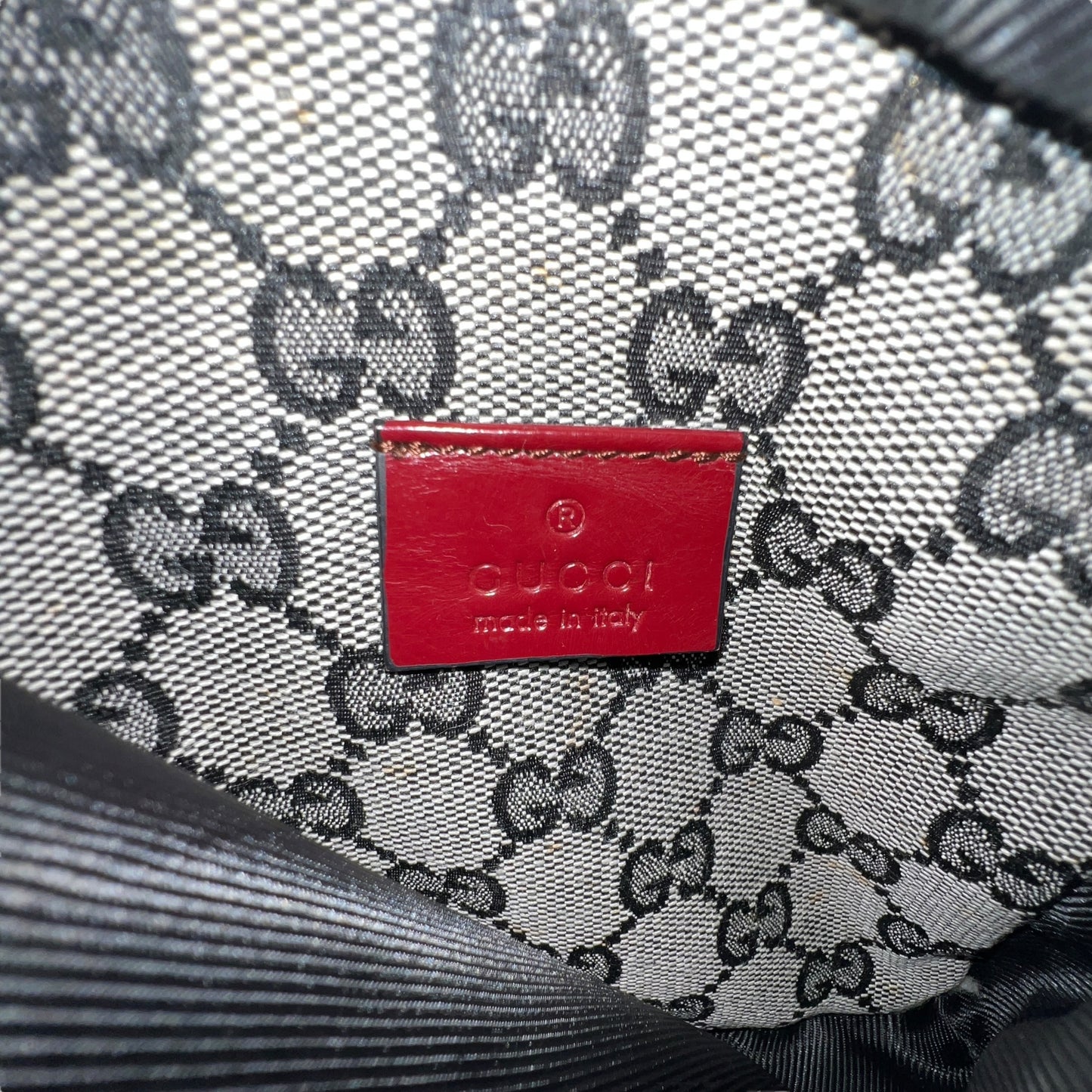 Gucci Monogram Canvas Sherry Line Belt Bag