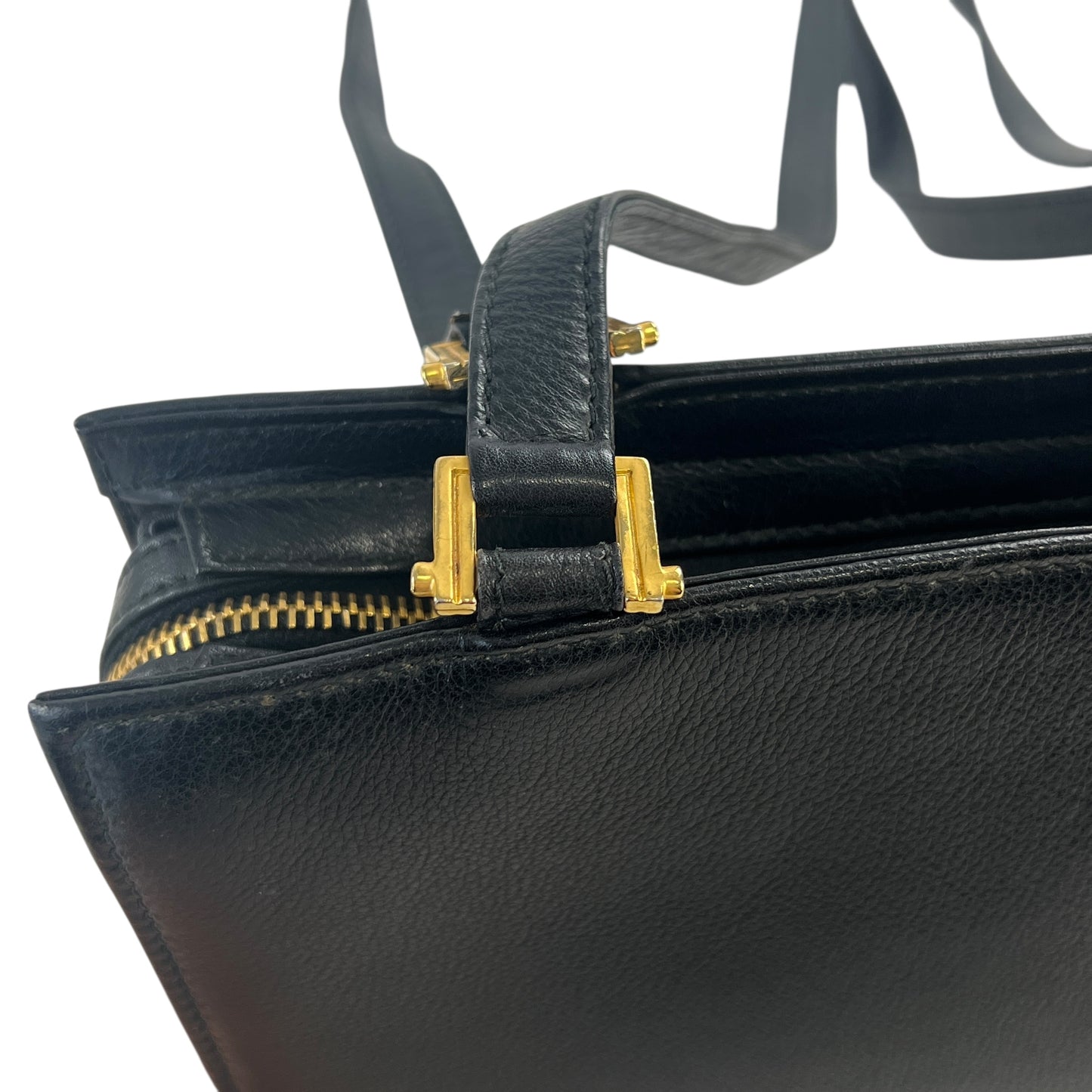 Versace Vintage Medusa Studded Shoulder Bag