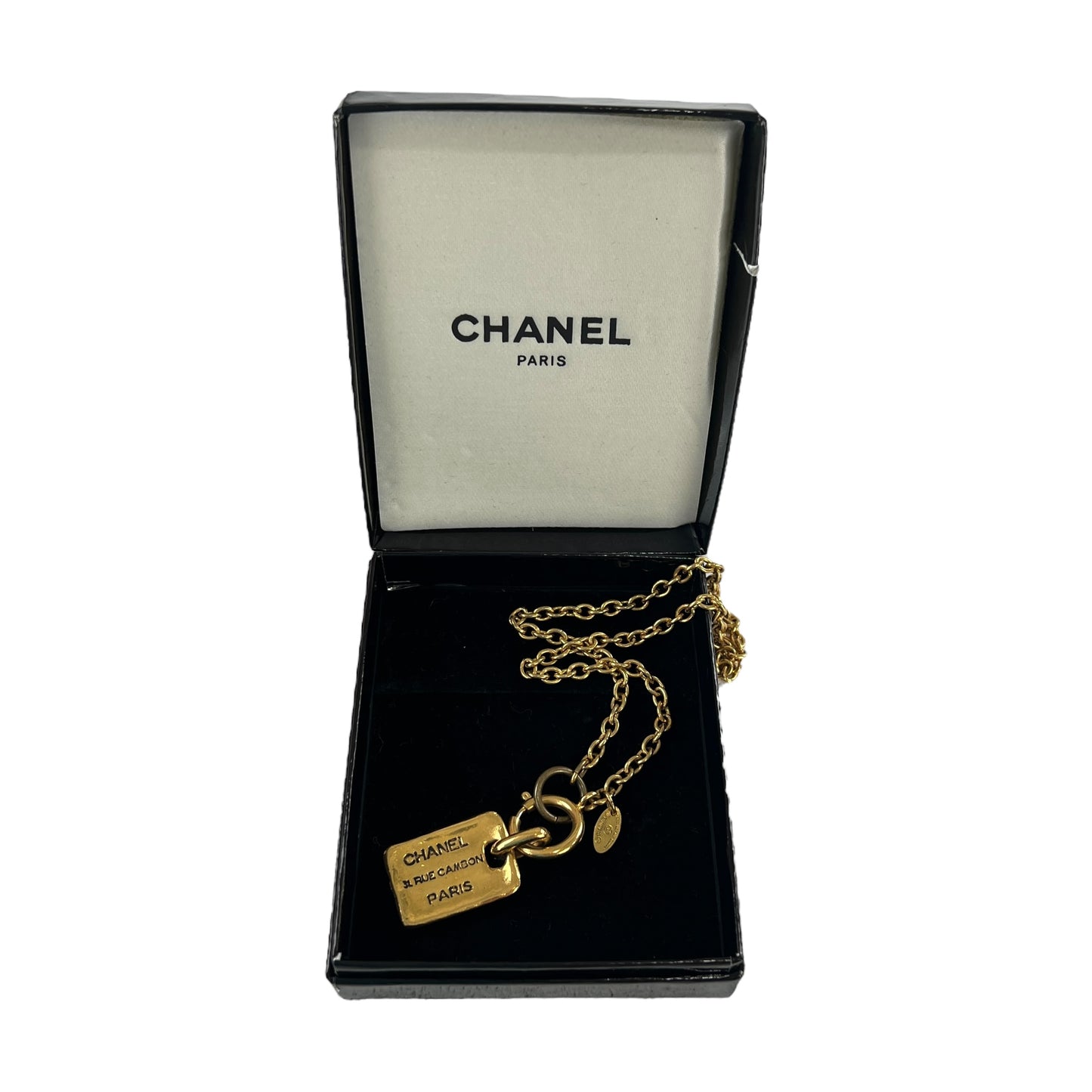 Chanel Vintage Plate Necklace