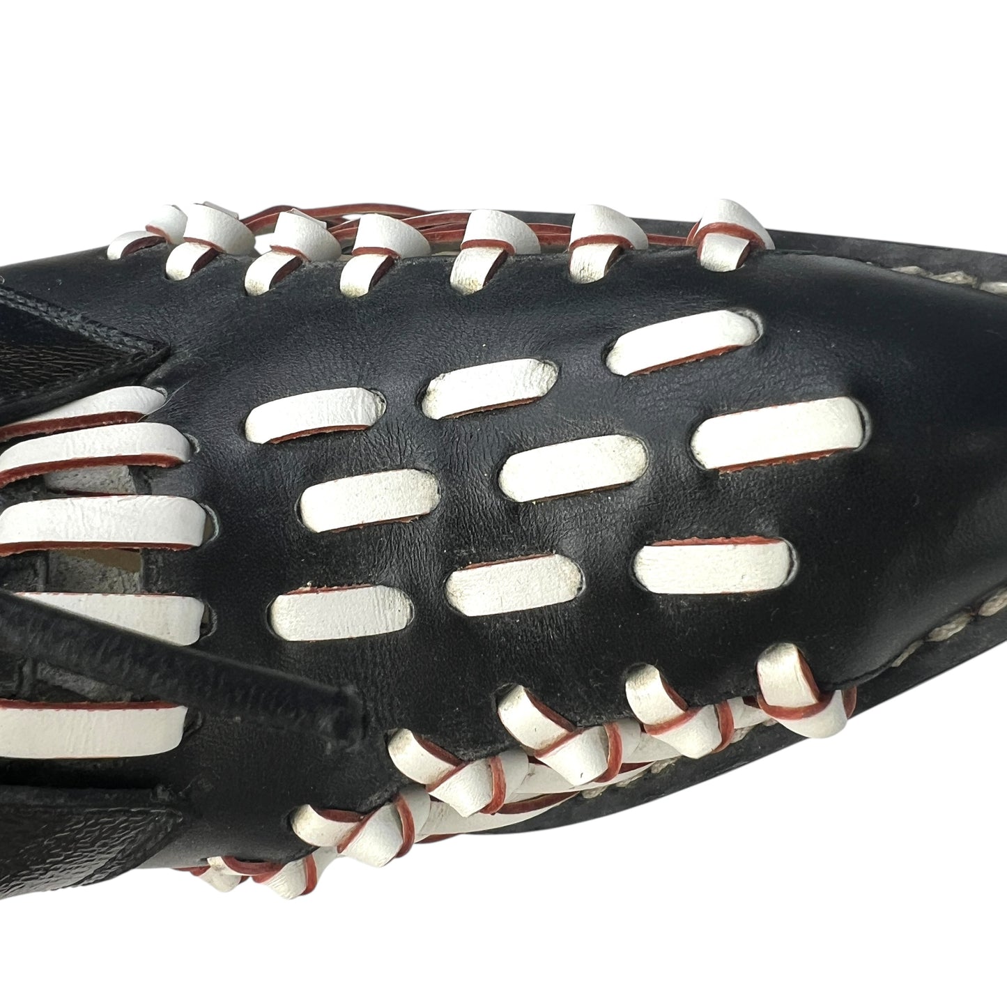 Louis Vuitton Leather Lace-Up Heels