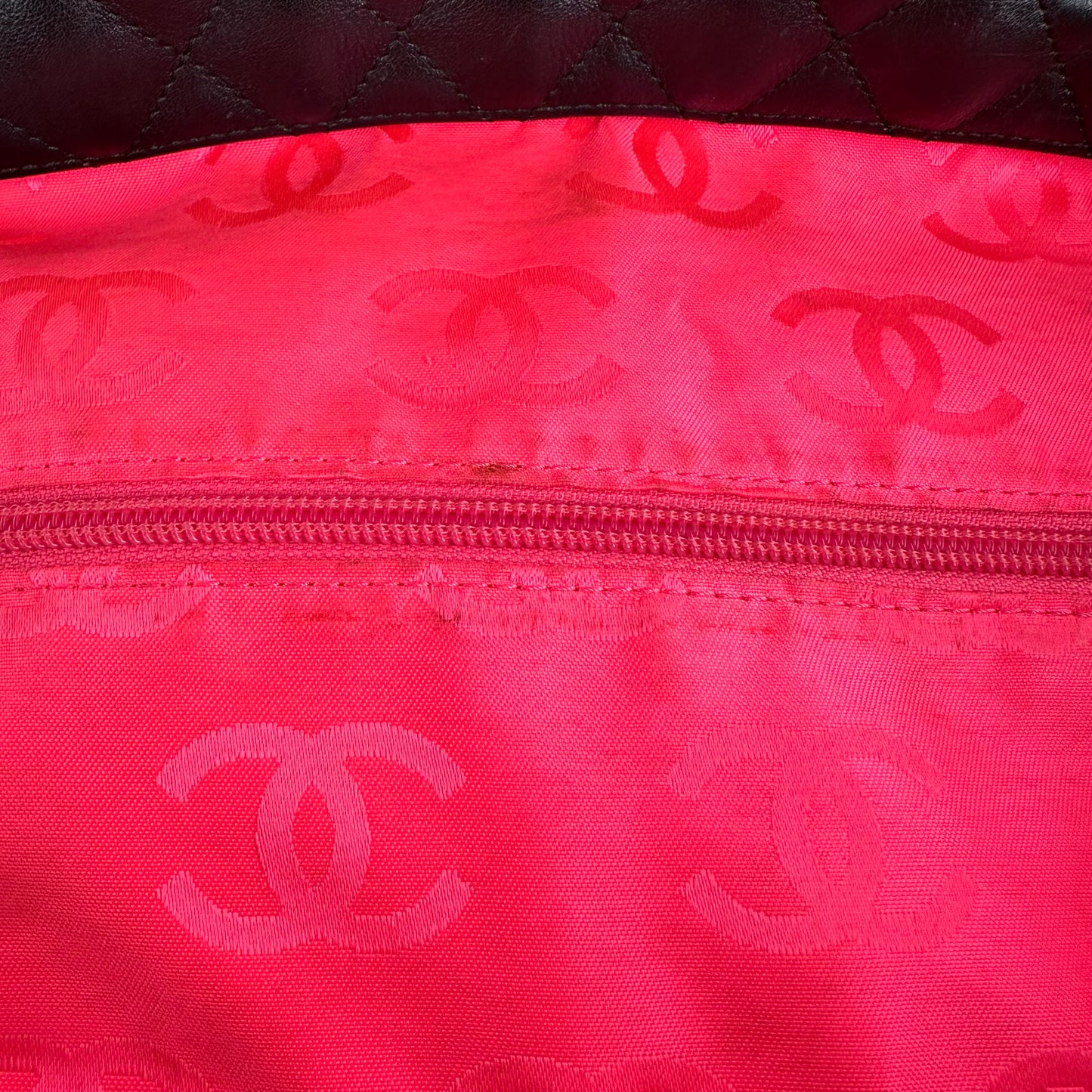 Chanel Cambon Matelasse Leather Tote Bag