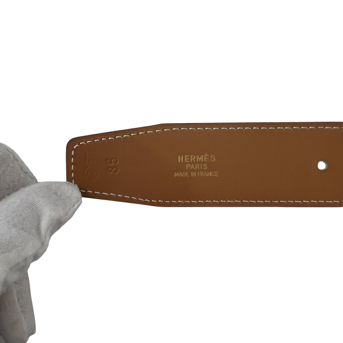Hermes Constance Reversible Belt
