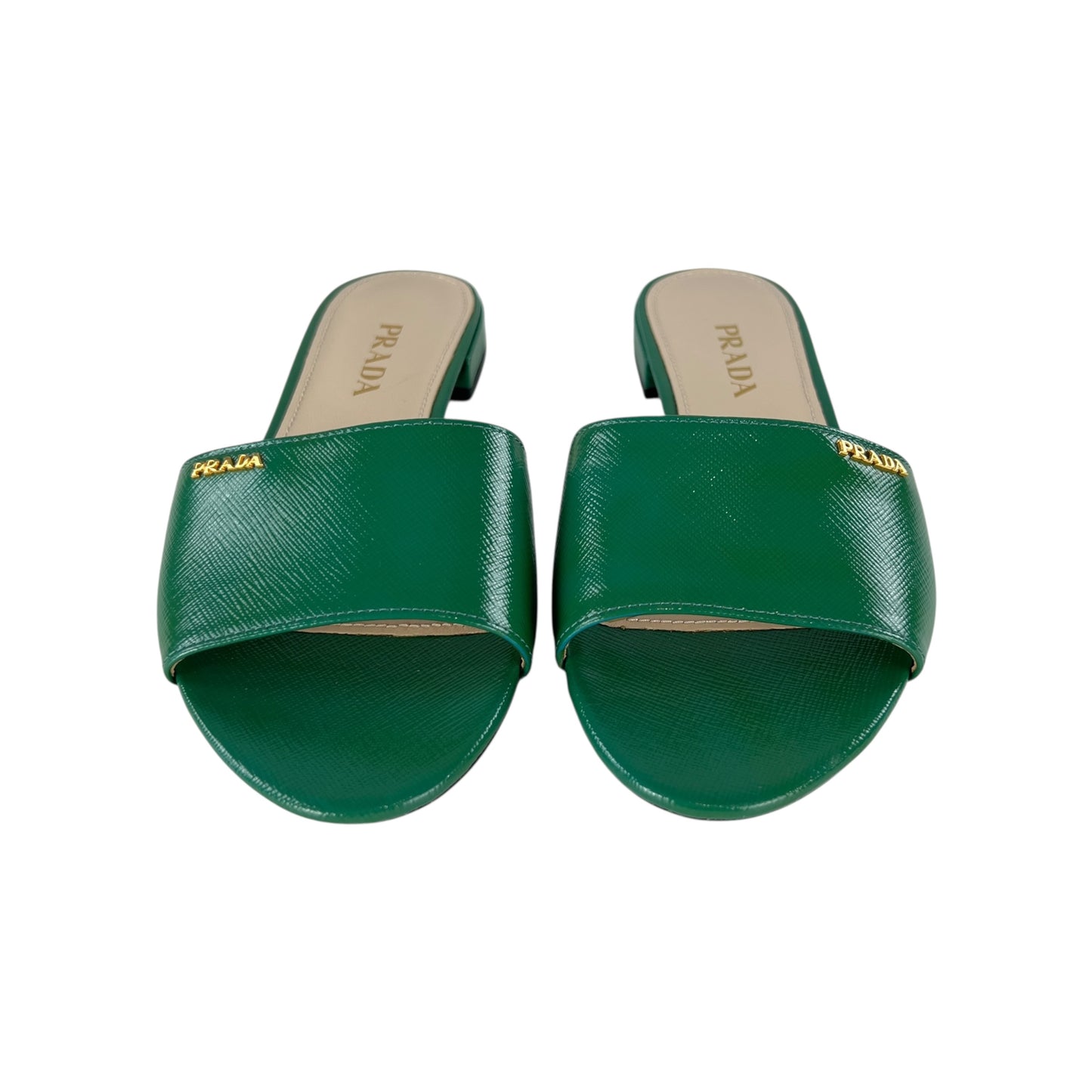 Prada Saffiano Leather Sandals
