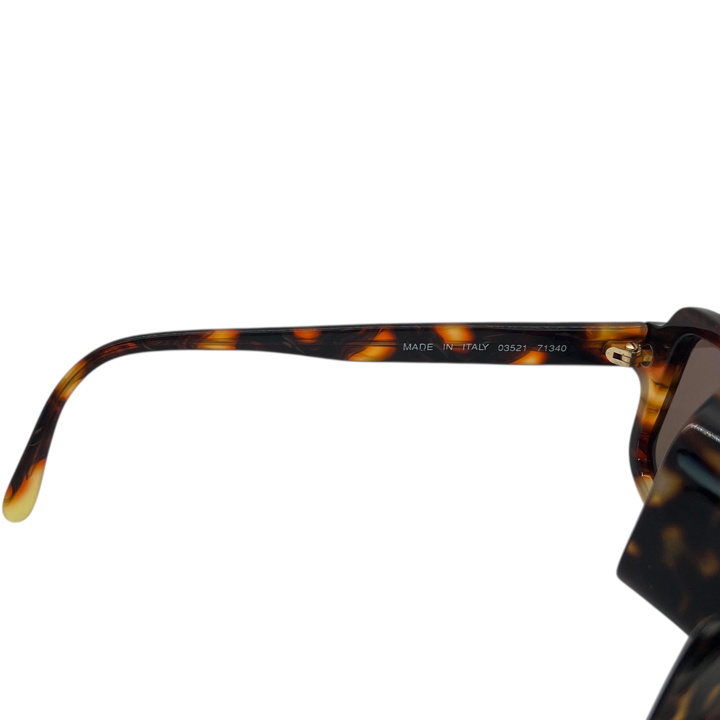 Chanel Tortoise Shell Blinder Sunglasses