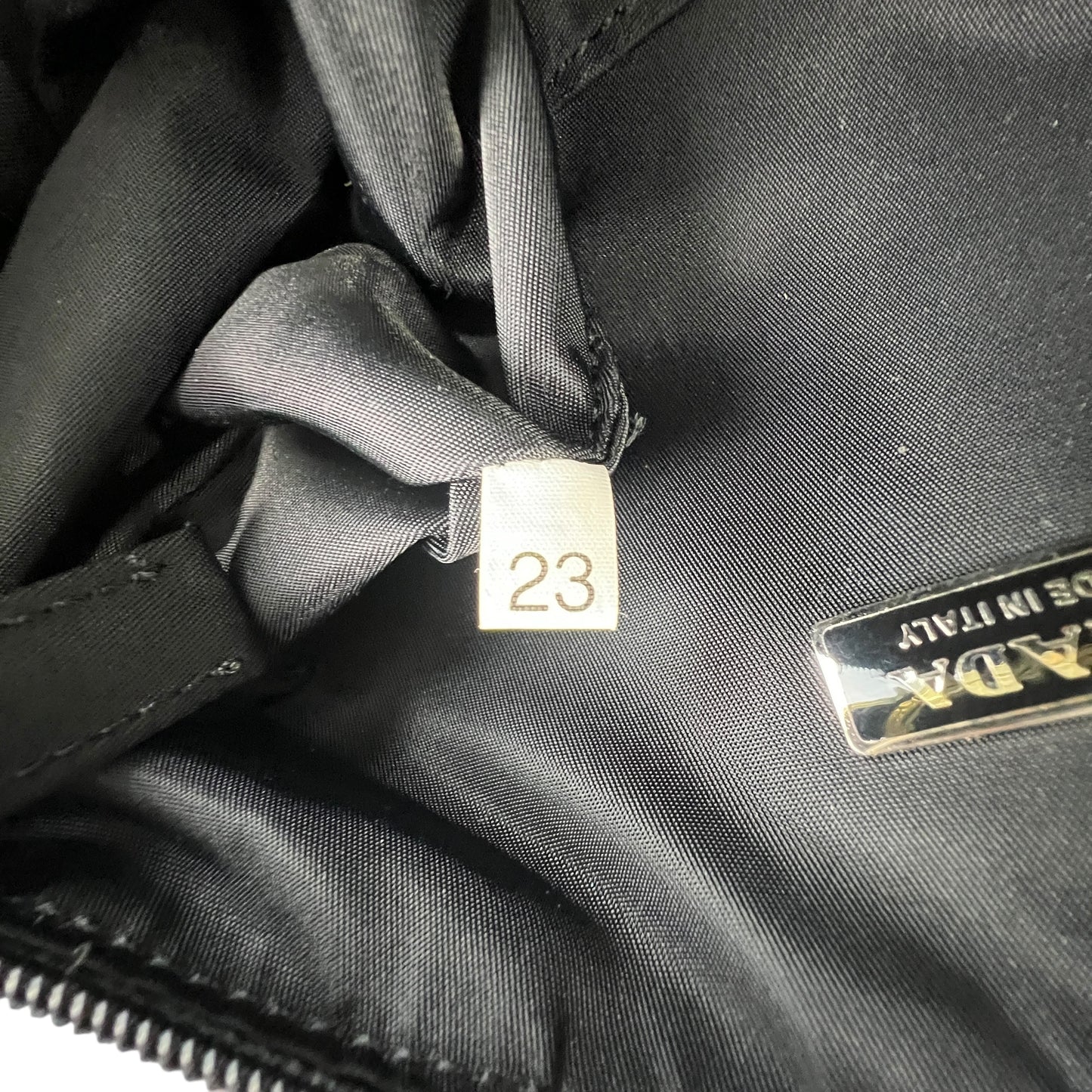 Prada Nylon Pochette Bag
