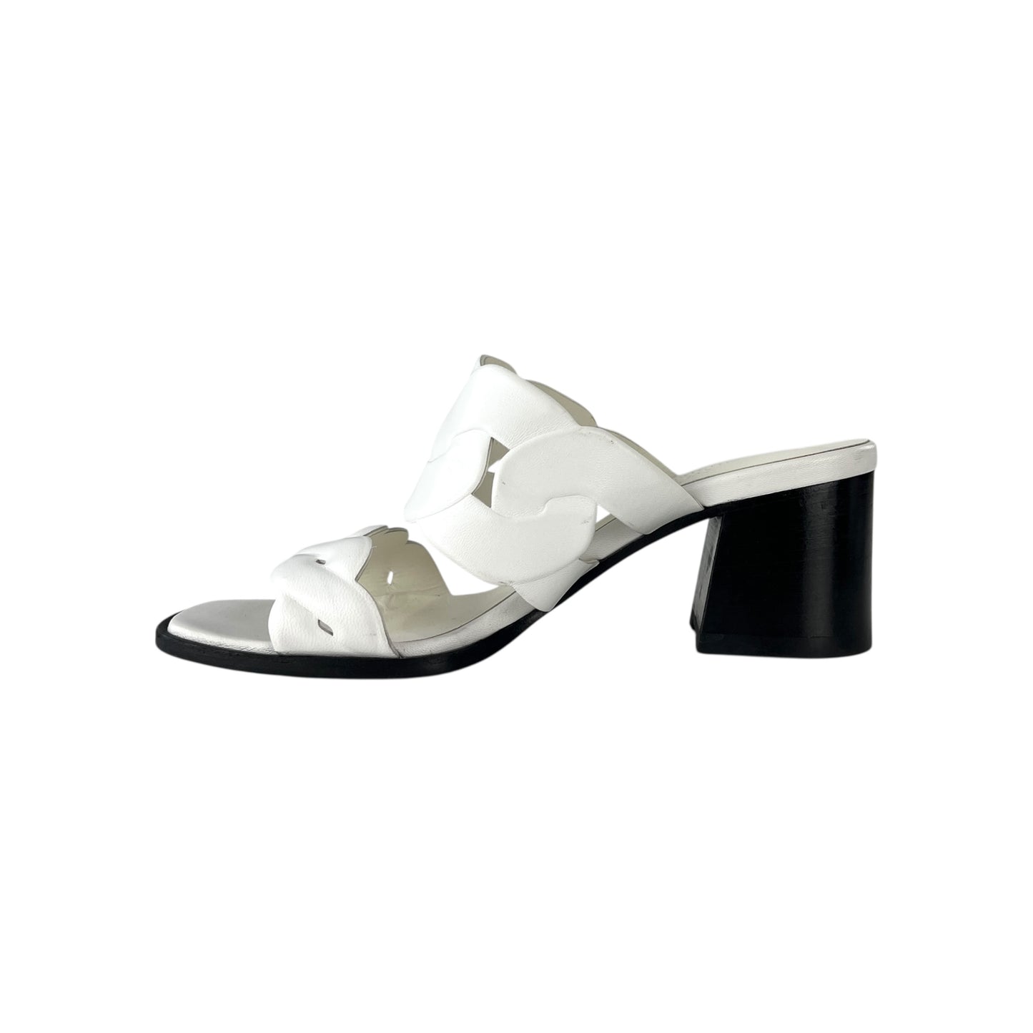 Hermes Grace Leather Mules