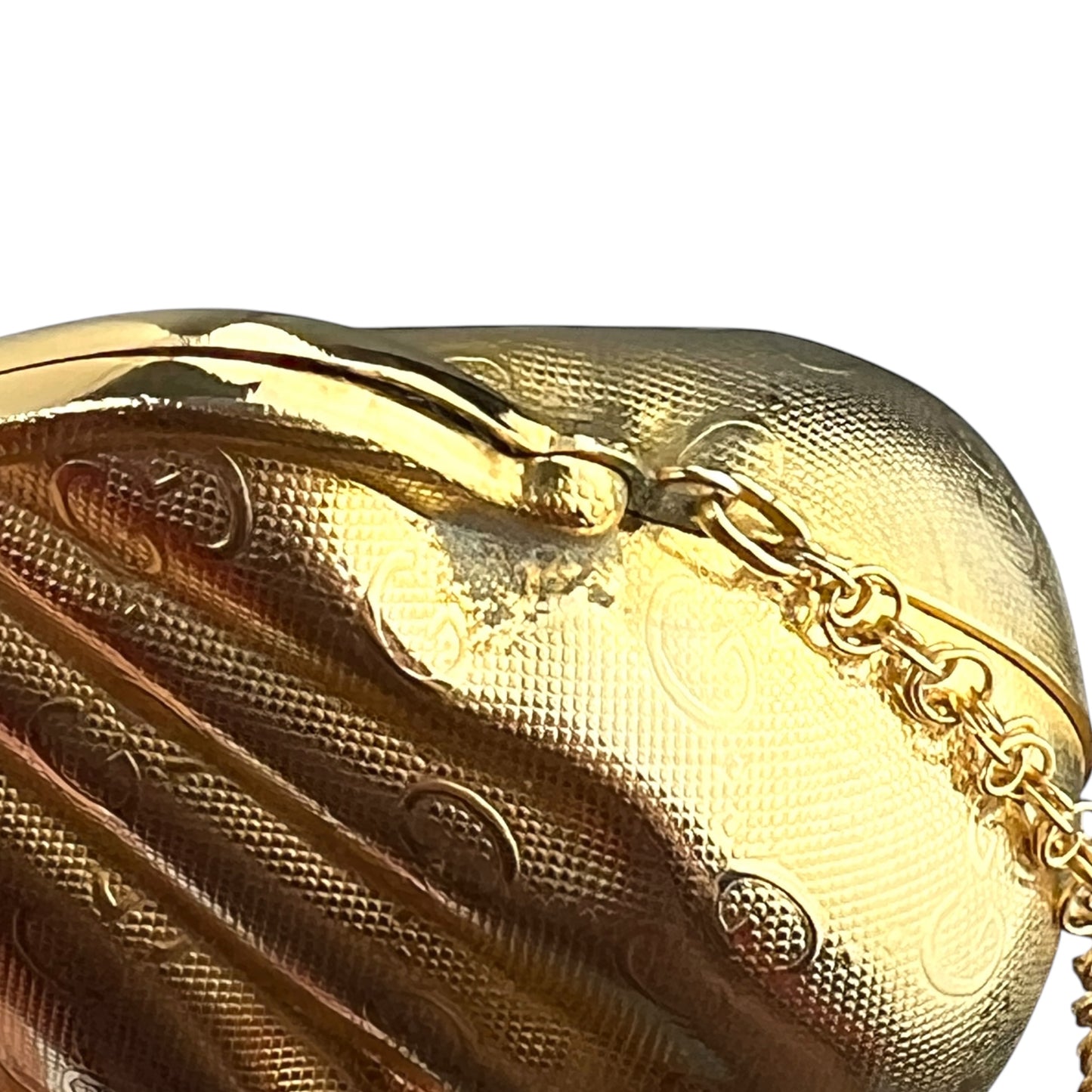 Gucci Vintage GG Shell Minaudiere Bag