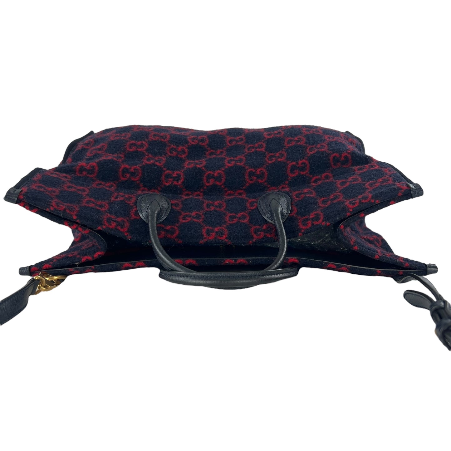 Gucci Monogram Wool Tote Bag