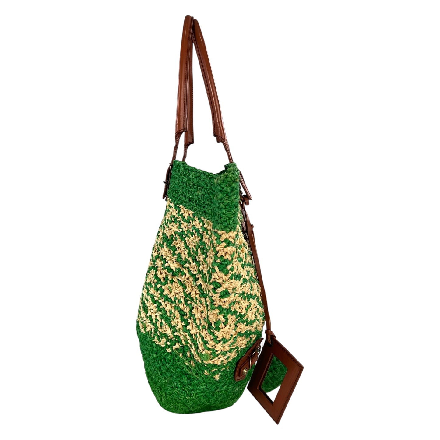 Balenciaga Raffia Tote Bag