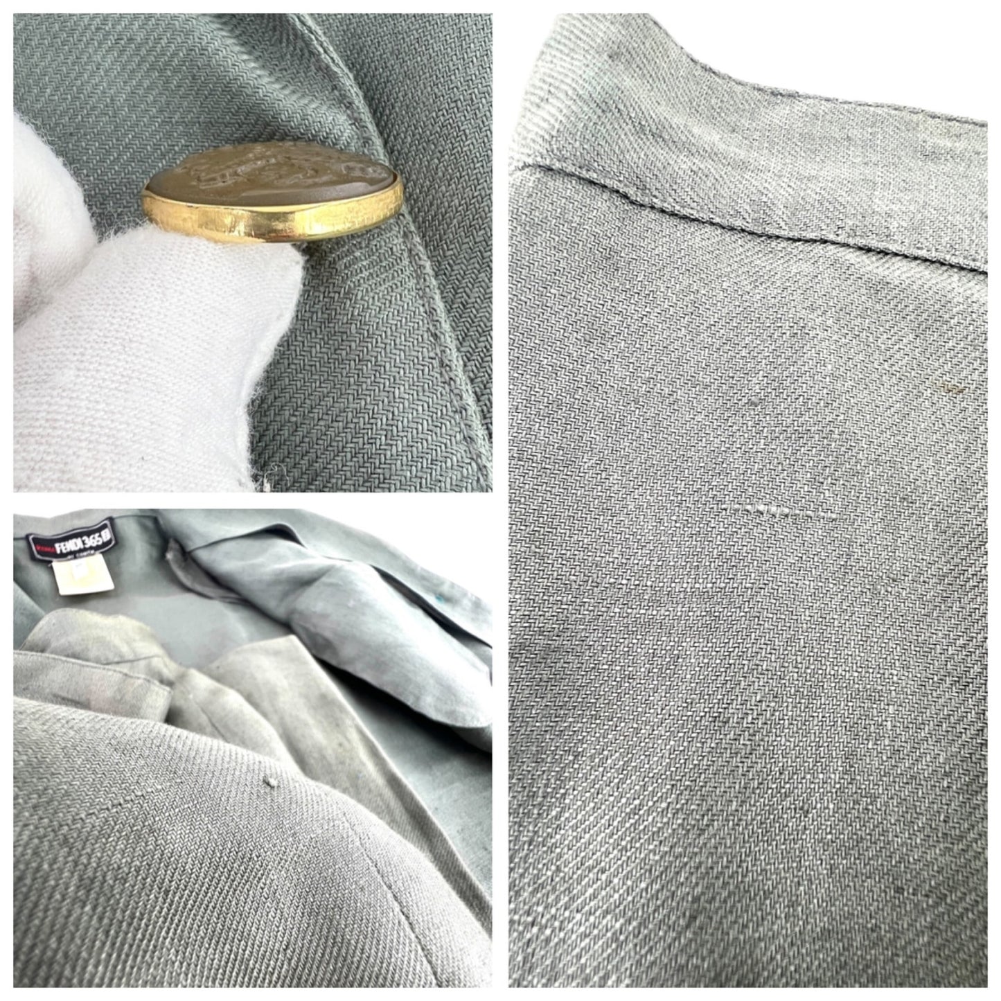 Fendi Vintage Linen 2 Piece Set