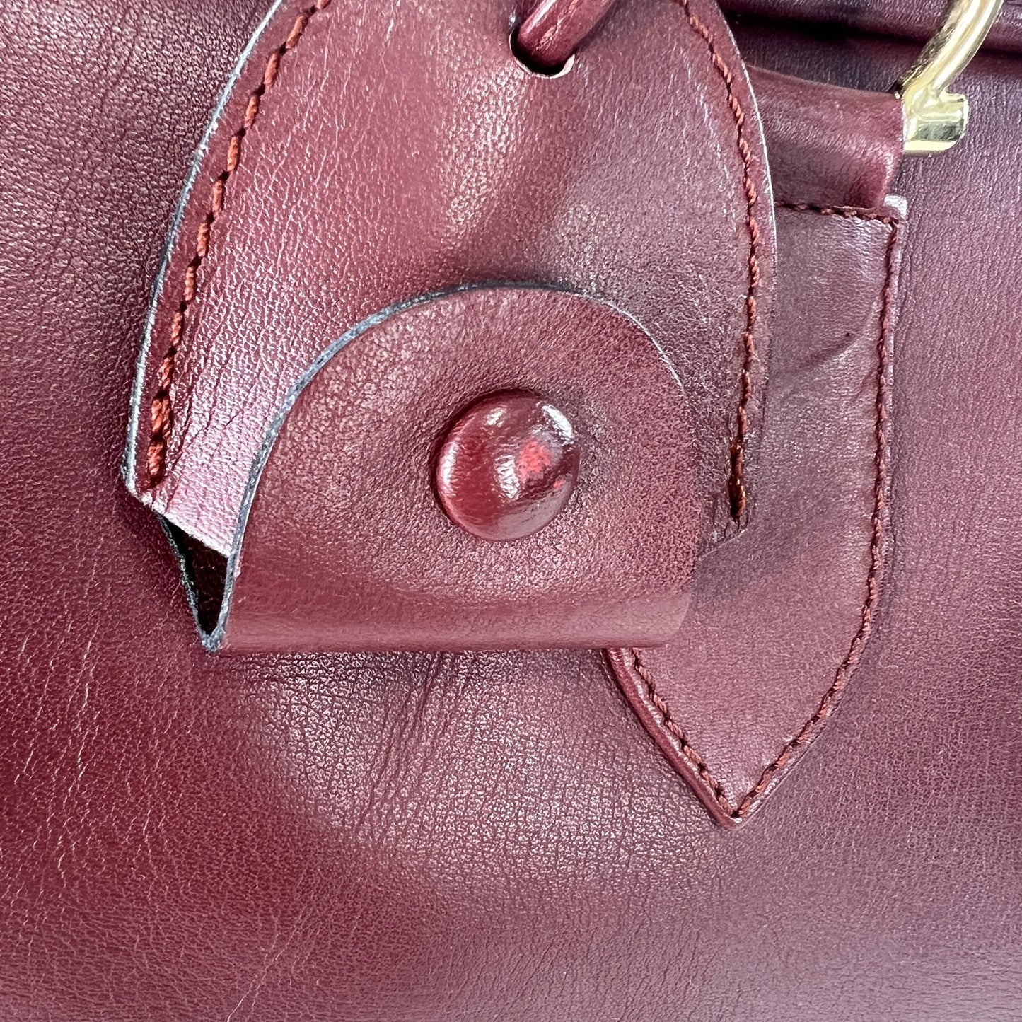 Cartier Vintage Leather Duffel Bag
