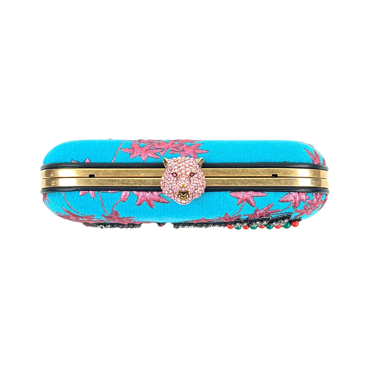 Gucci Animalier Brocade Clutch Bag