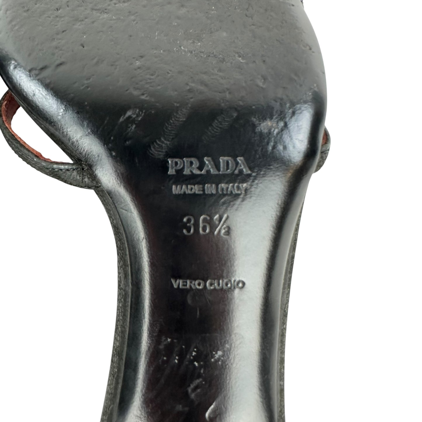 Prada Crochet Sandal Heels