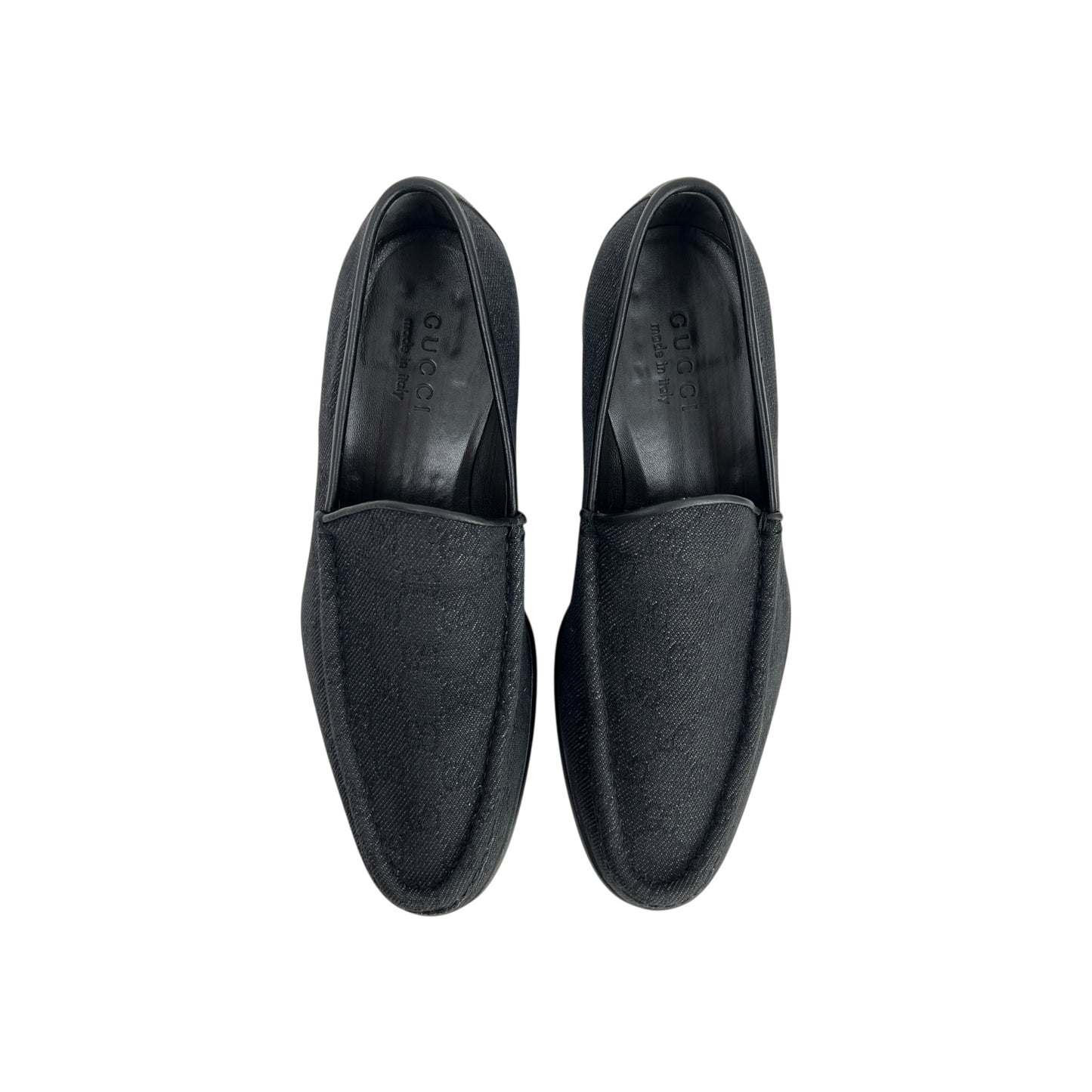 Gucci Monogram Canvas Loafers