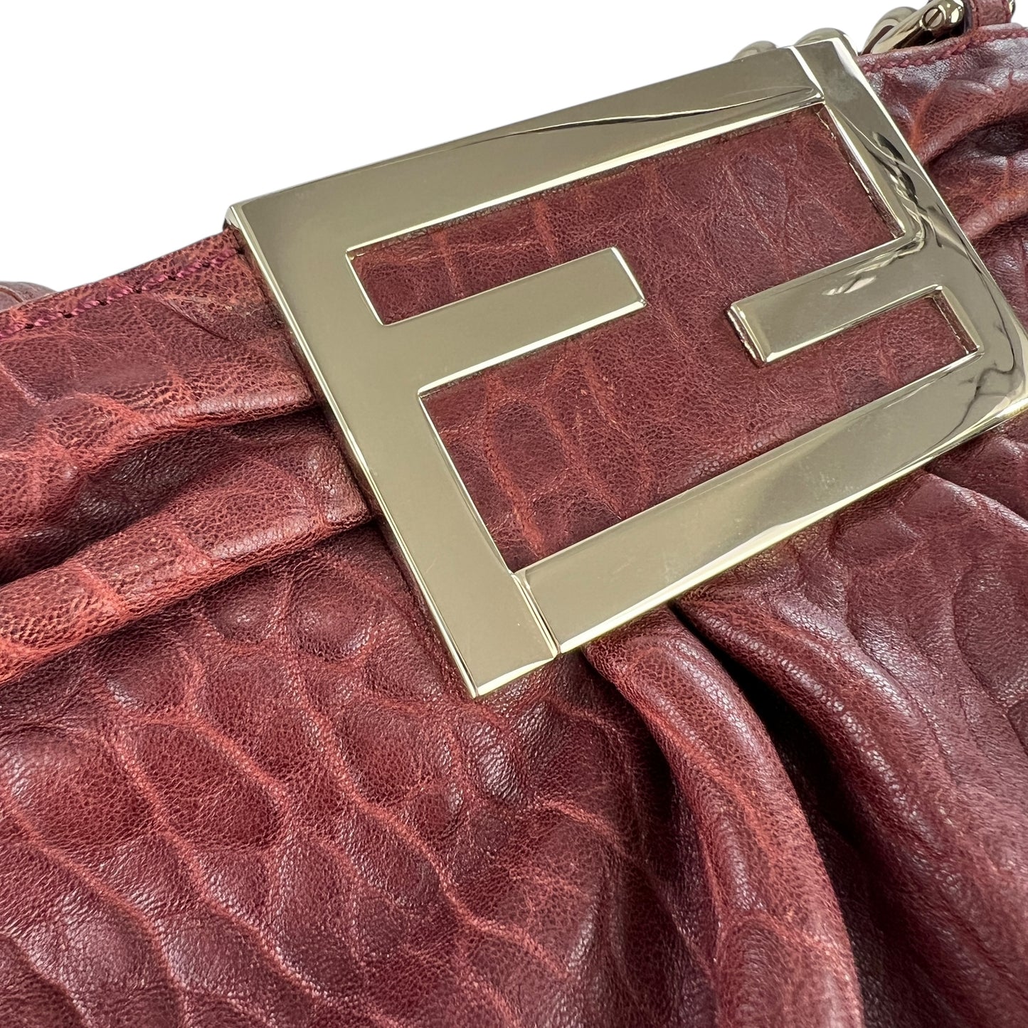 Fendi Mia Leather Shoulder Bag